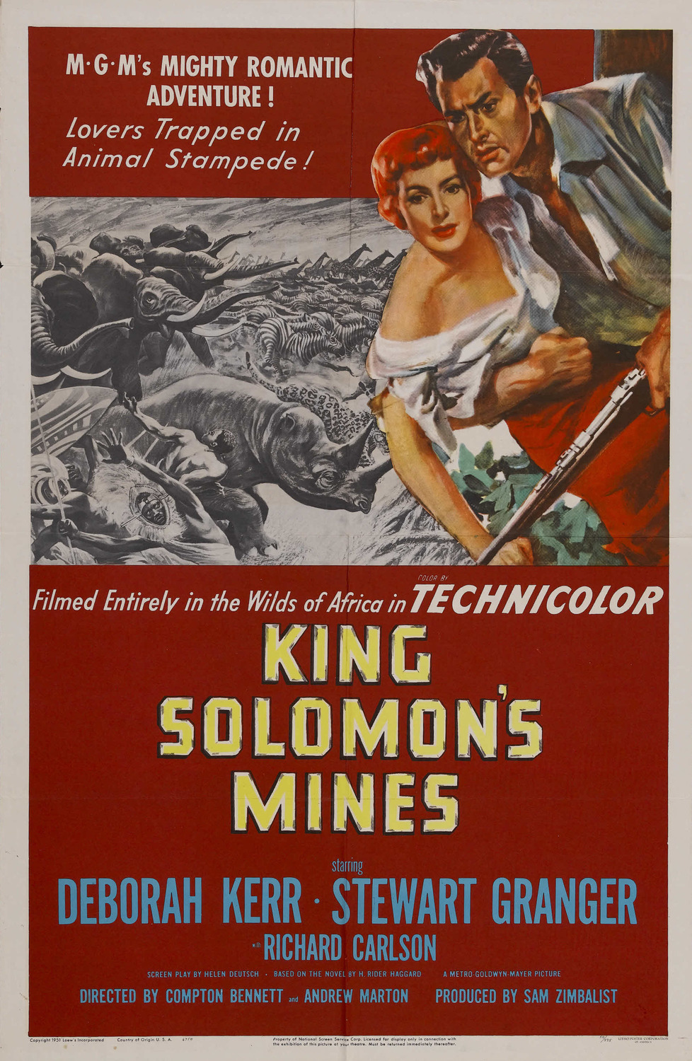 Extra Large Movie Poster Image for King Solomon's Mines 