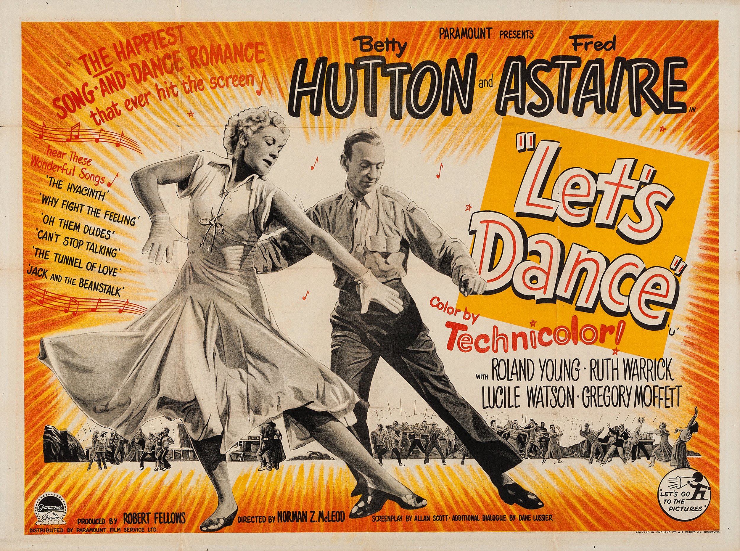 Mega Sized Movie Poster Image for Let's Dance (#2 of 2)