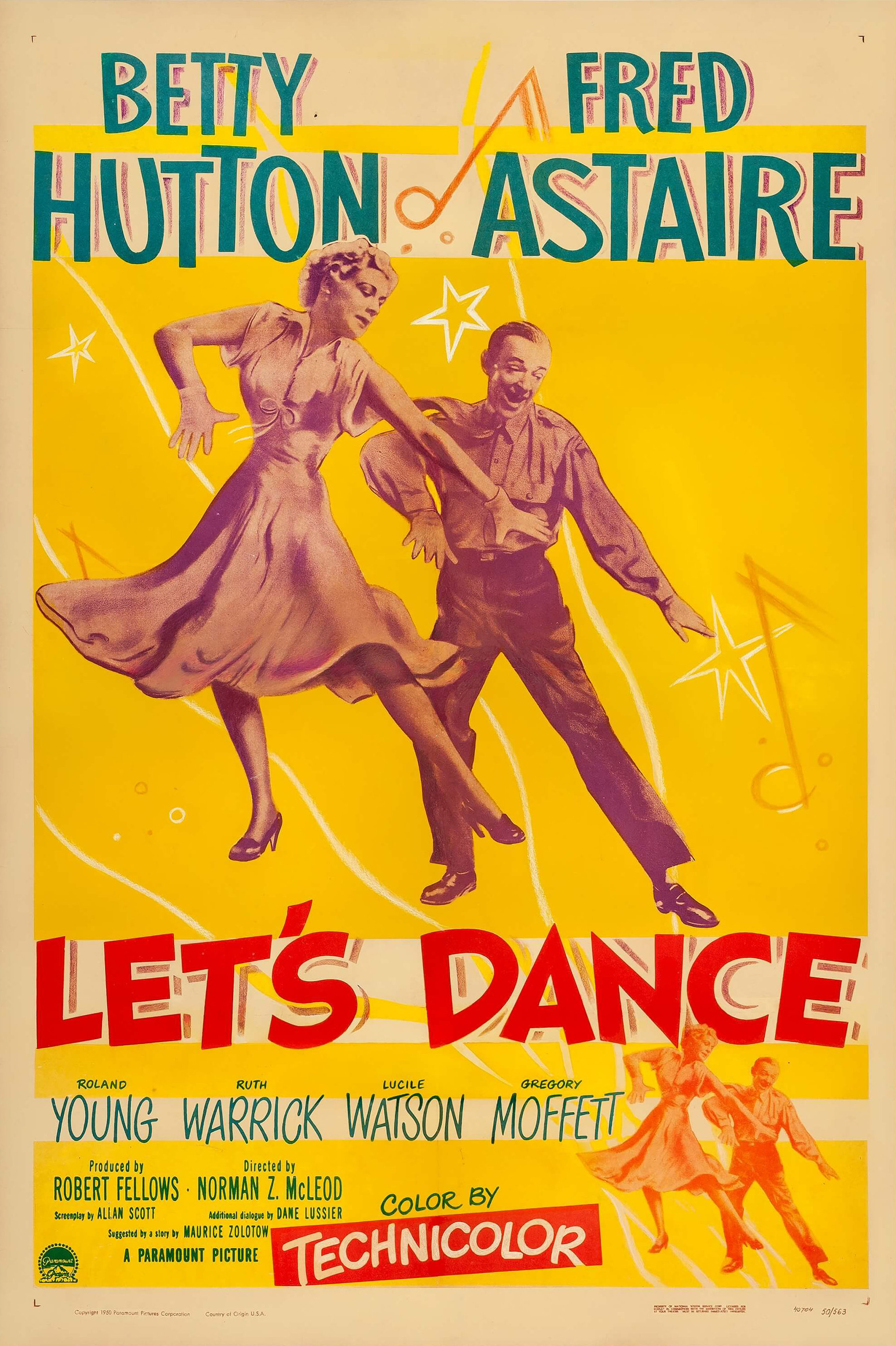 Mega Sized Movie Poster Image for Let's Dance (#1 of 2)