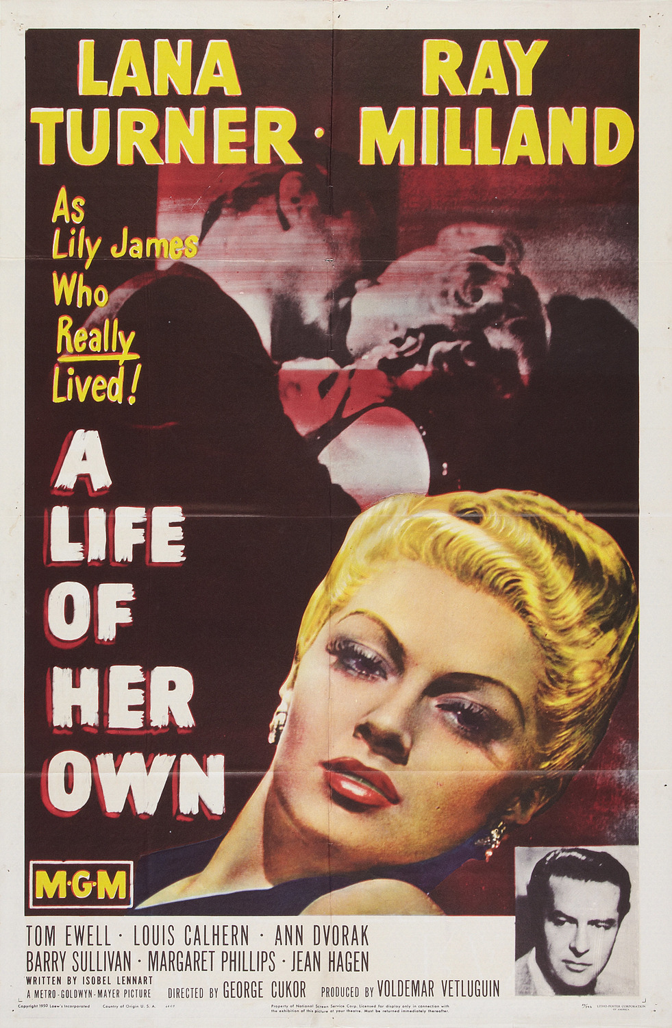 Extra Large Movie Poster Image for A Life of Her Own (#1 of 2)