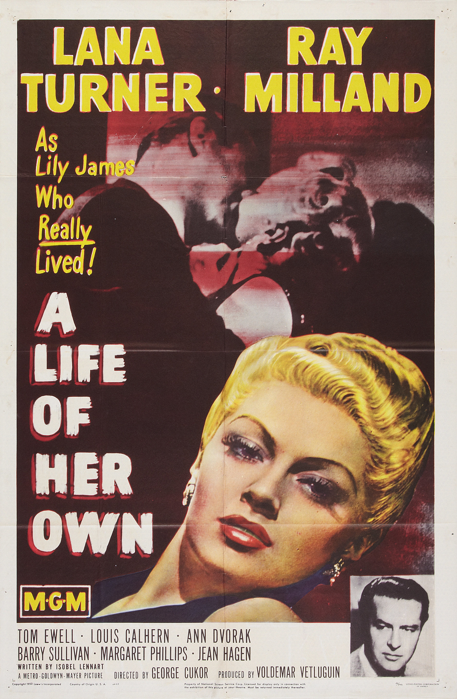 Mega Sized Movie Poster Image for A Life of Her Own (#1 of 2)