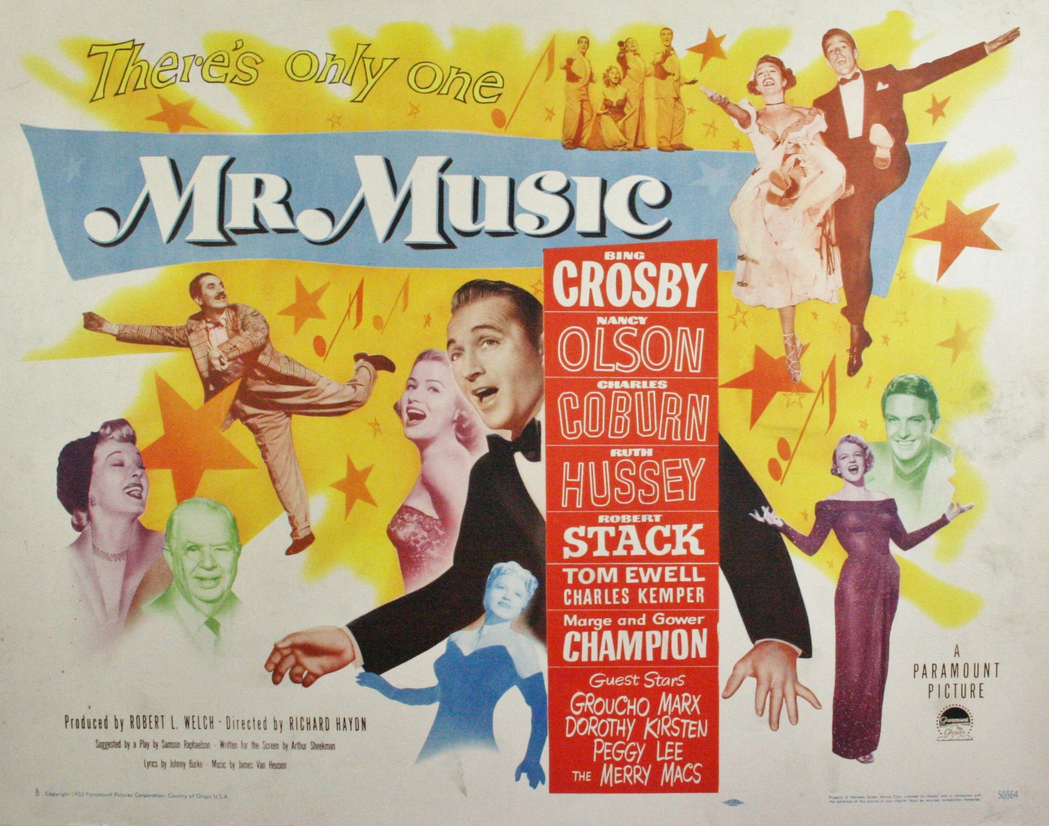 Extra Large Movie Poster Image for Mr. Music (#2 of 2)