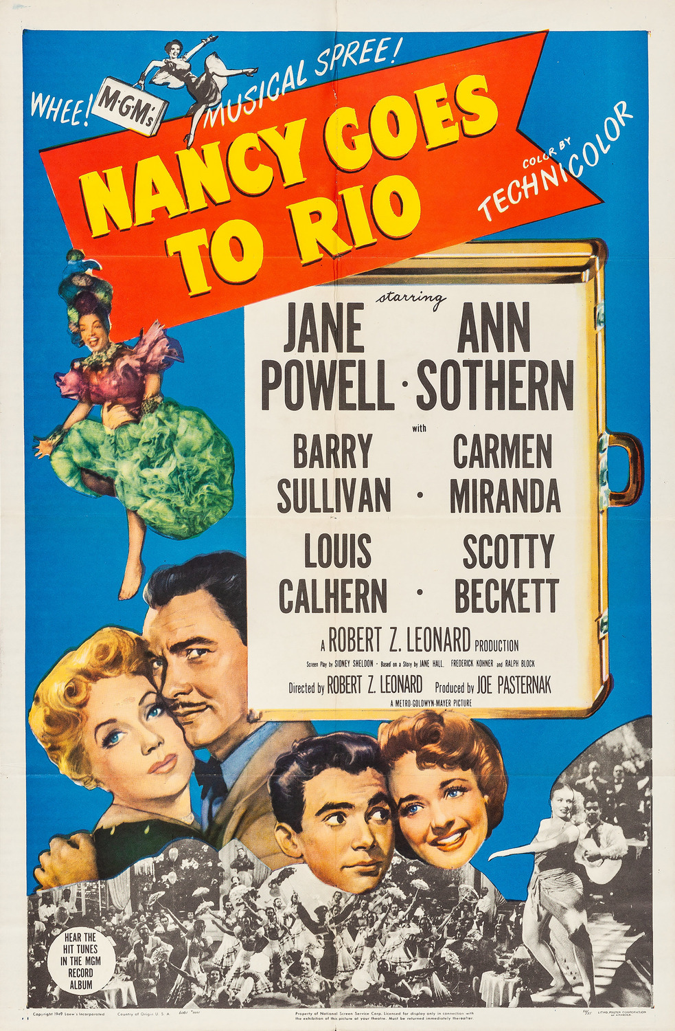 Extra Large Movie Poster Image for Nancy Goes to Rio (#1 of 3)