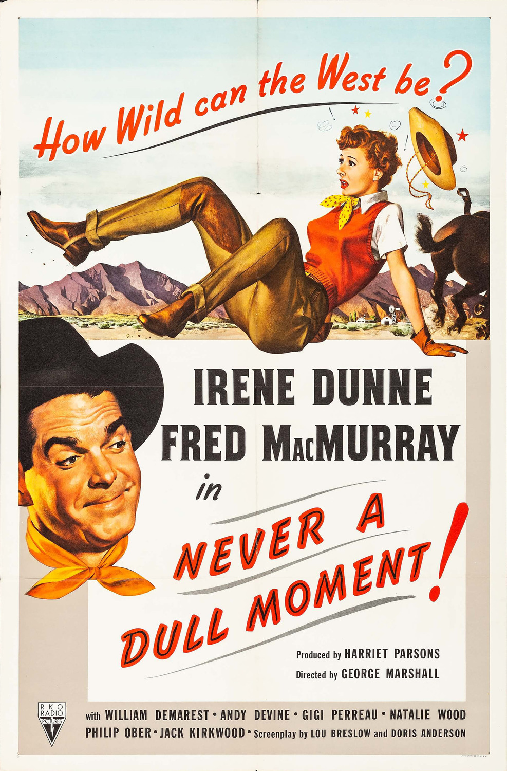 Extra Large Movie Poster Image for Never a Dull Moment 