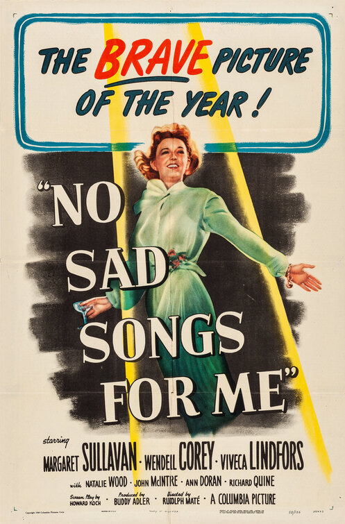 No Sad Songs for Me Movie Poster