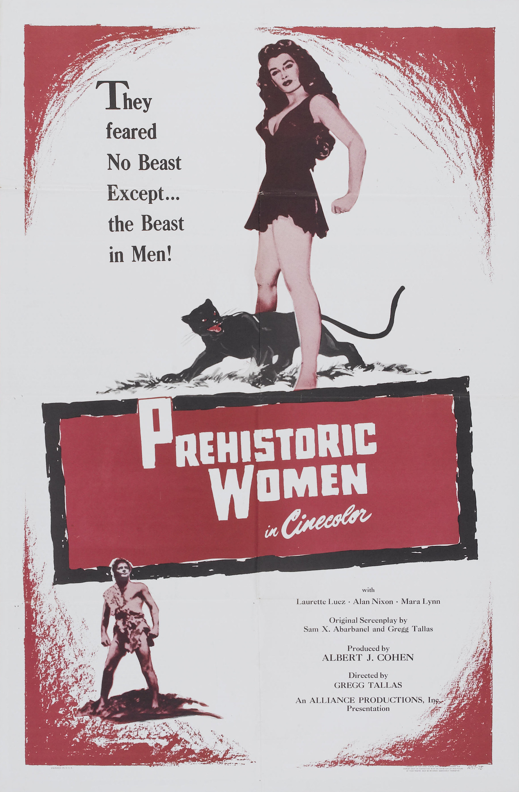 Mega Sized Movie Poster Image for Prehistoric Women (#1 of 2)