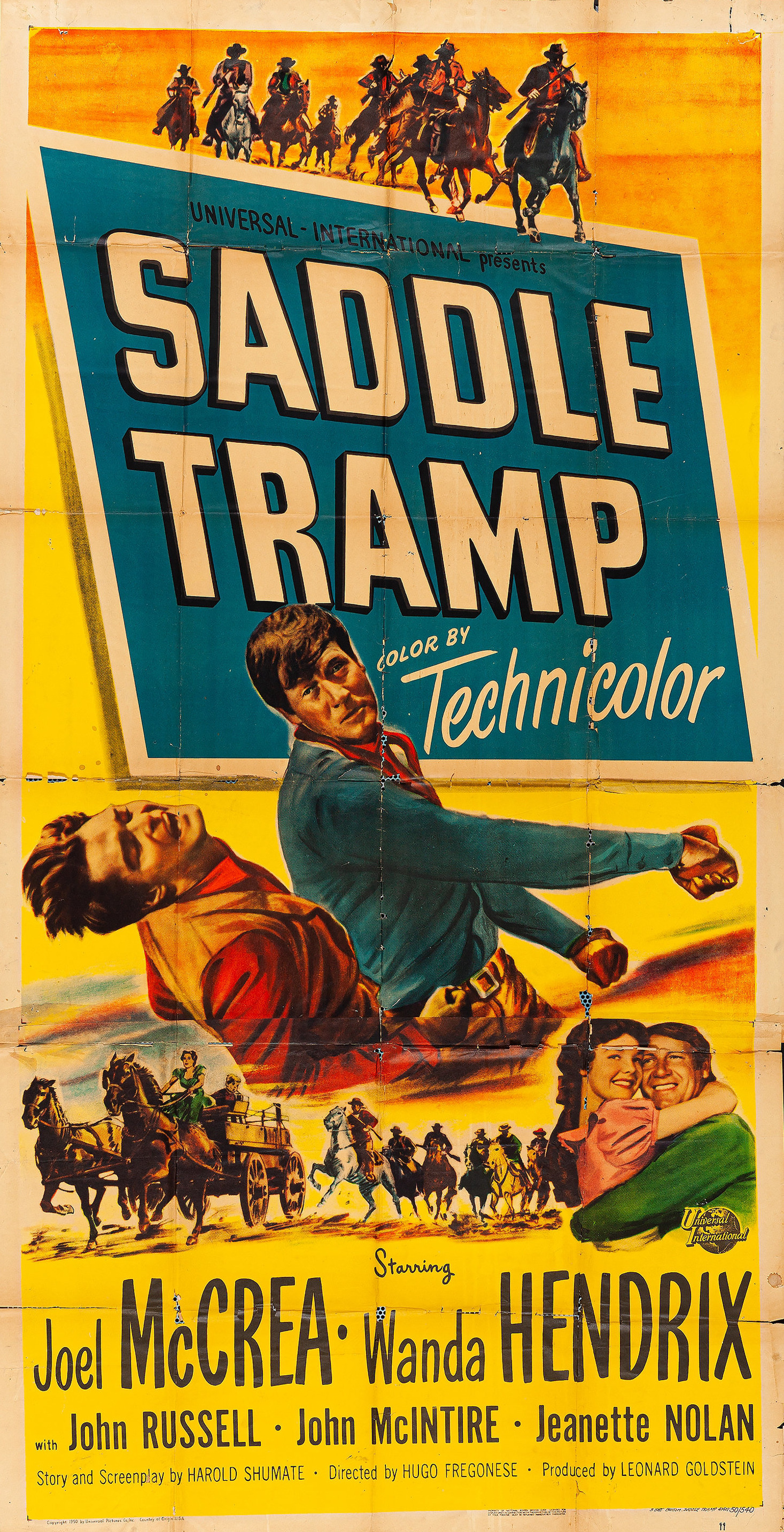 Mega Sized Movie Poster Image for Saddle Tramp (#2 of 2)