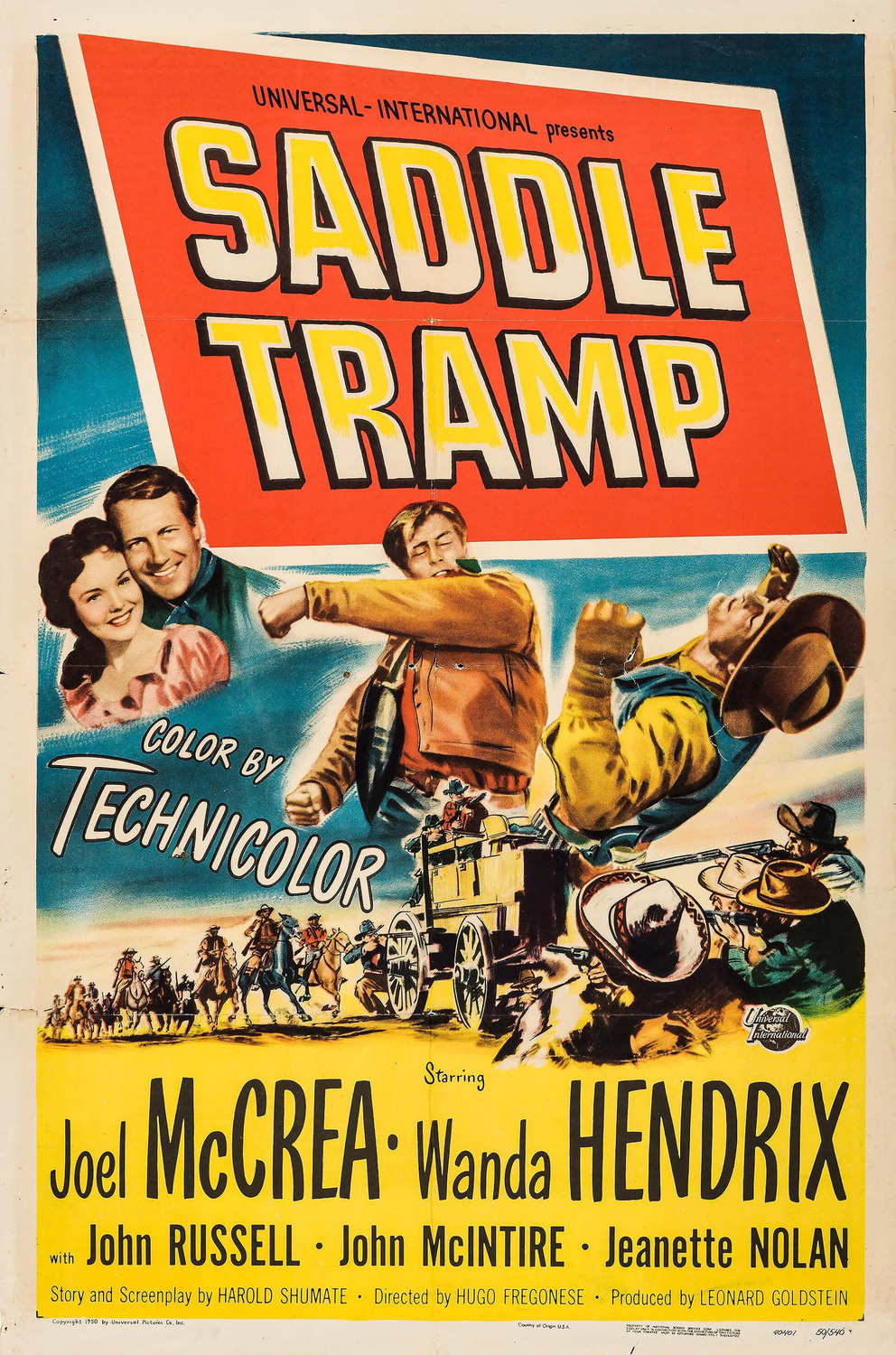 Extra Large Movie Poster Image for Saddle Tramp (#1 of 2)