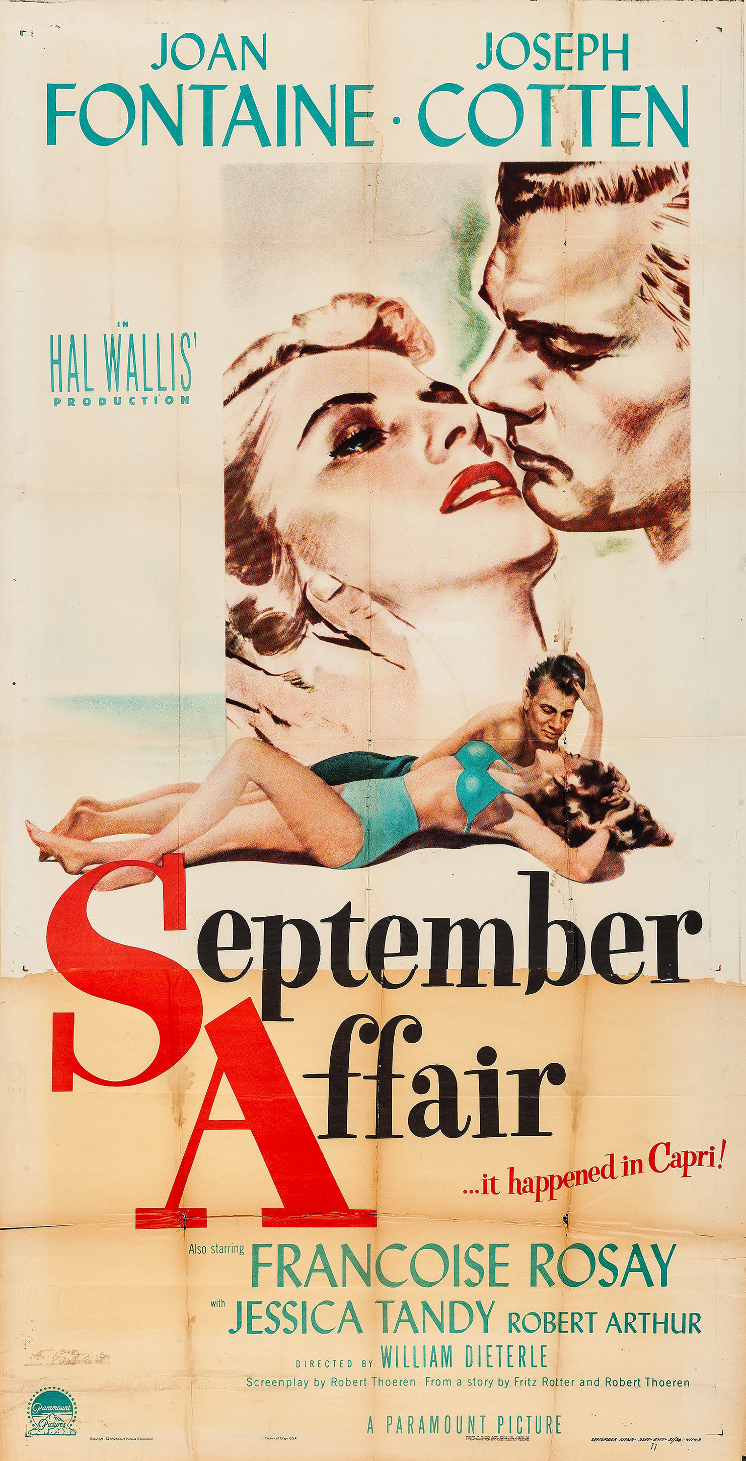 Mega Sized Movie Poster Image for September Affair (#2 of 2)