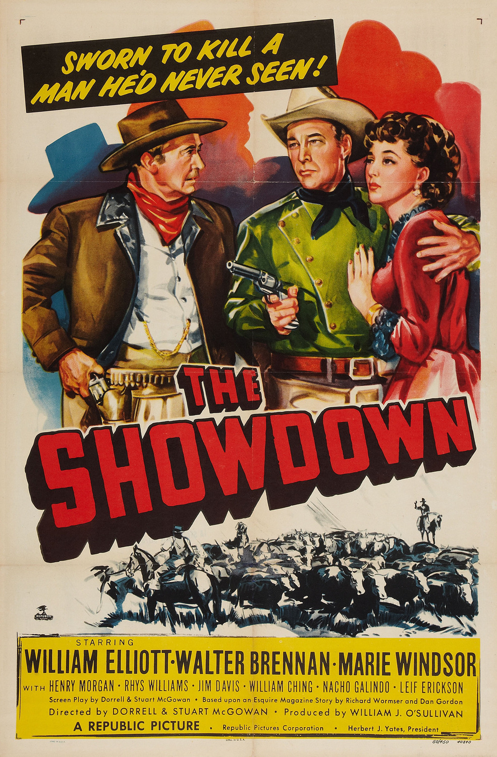 Extra Large Movie Poster Image for The Showdown (#1 of 2)