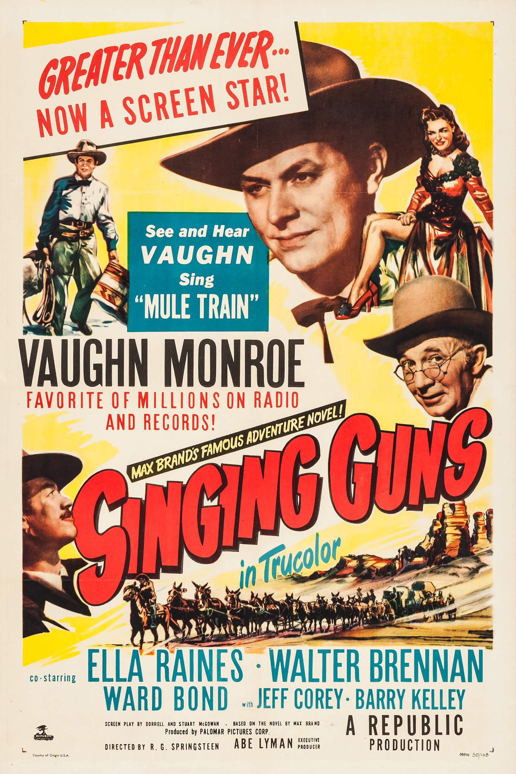 Mega Sized Movie Poster Image for Singing Guns 