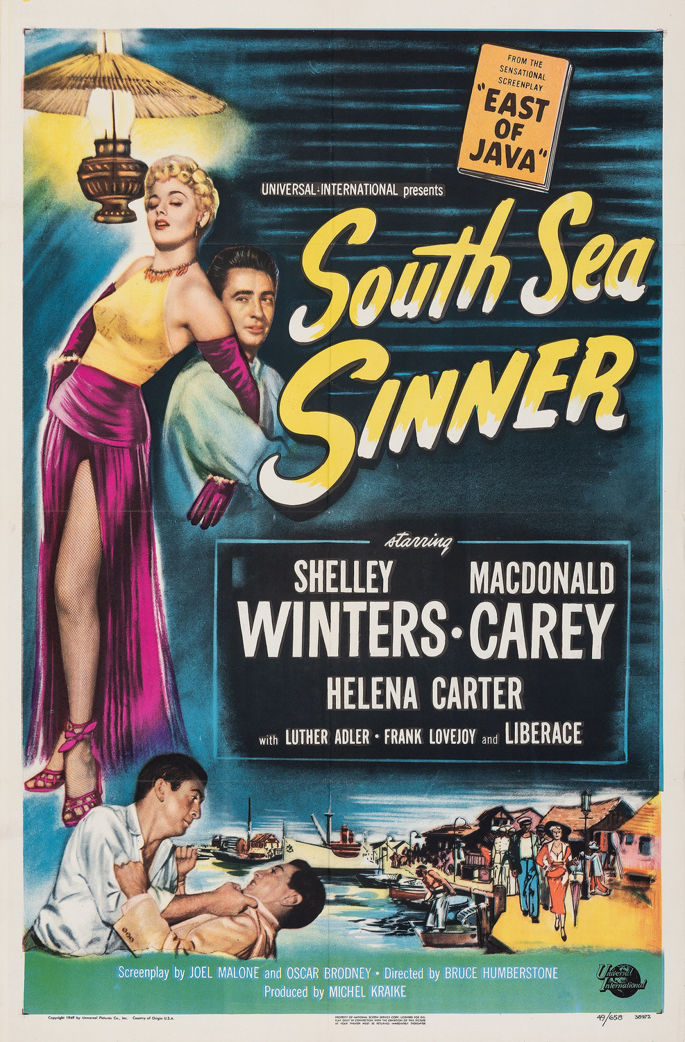 Extra Large Movie Poster Image for South Sea Sinner (#1 of 2)