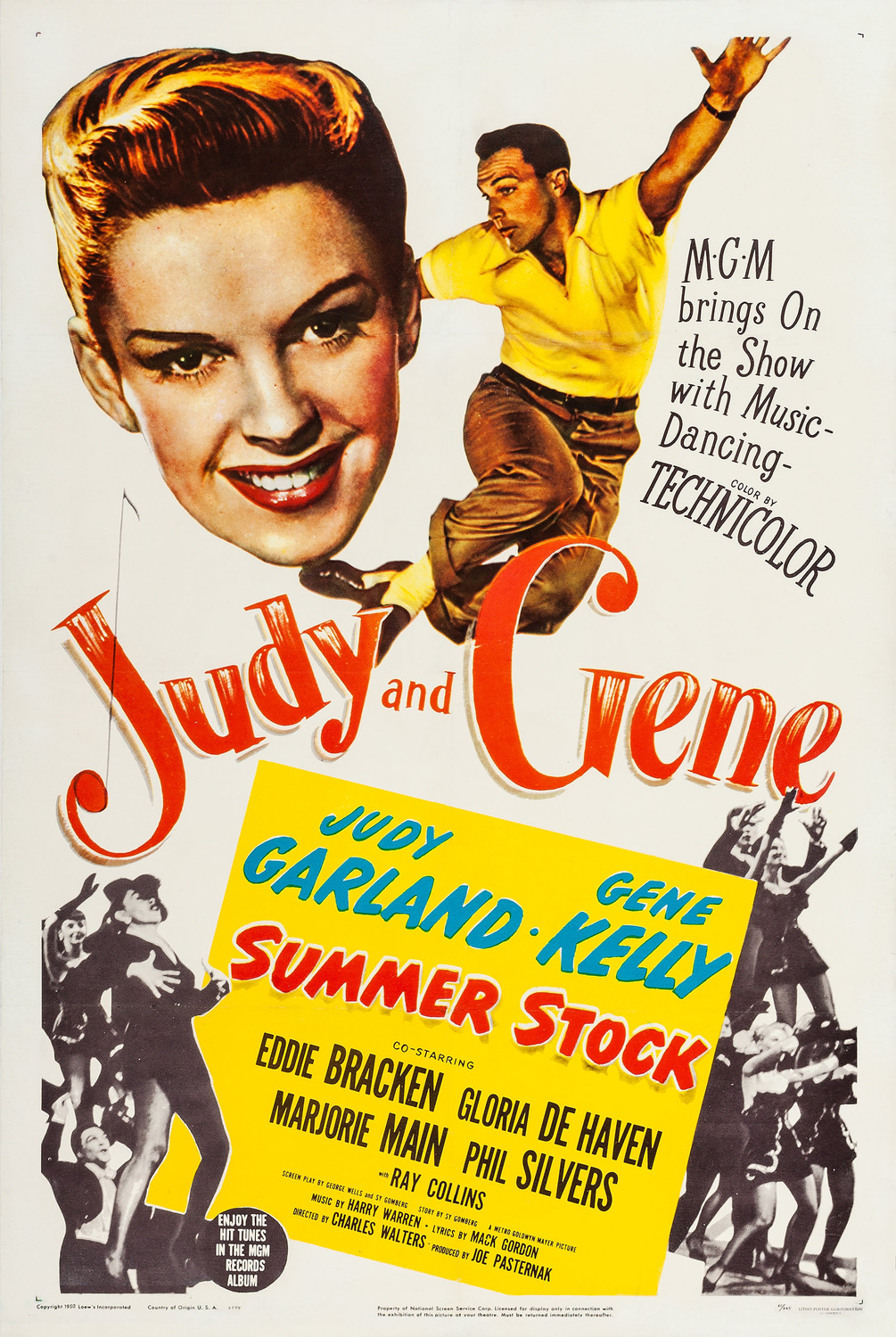 Extra Large Movie Poster Image for Summer Stock 