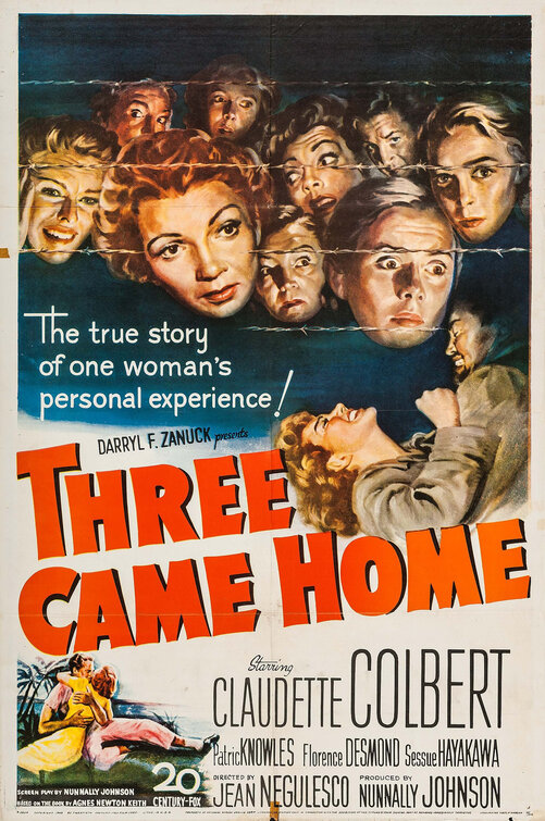 Three Came Home Movie Poster
