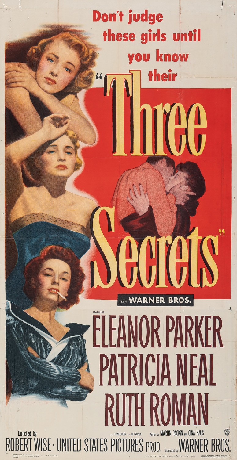 Extra Large Movie Poster Image for Three Secrets (#2 of 2)