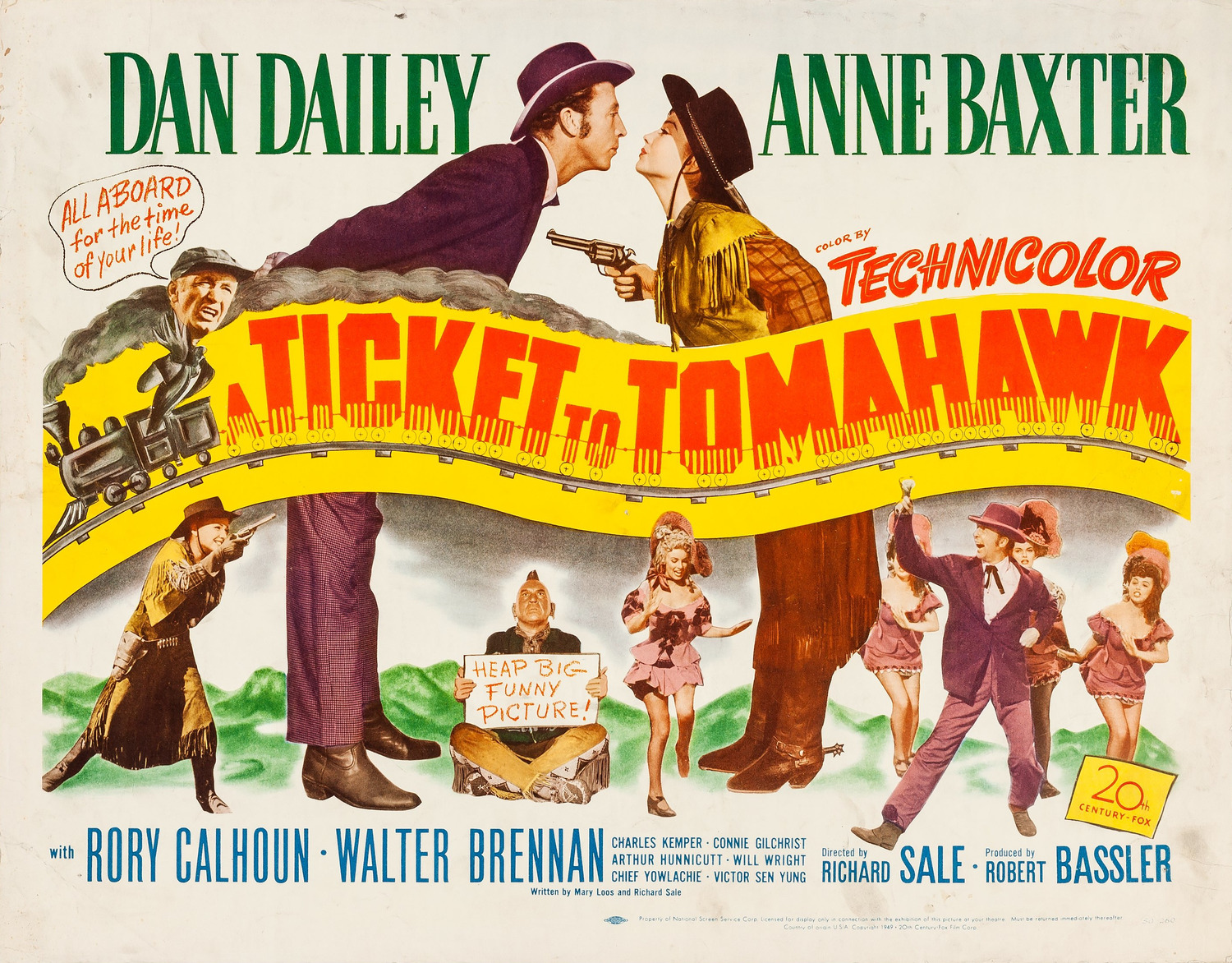 Extra Large Movie Poster Image for A Ticket to Tomahawk (#2 of 3)