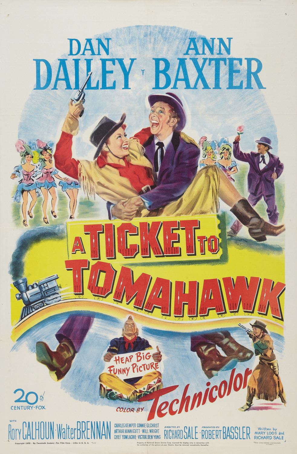 Extra Large Movie Poster Image for A Ticket to Tomahawk (#1 of 3)