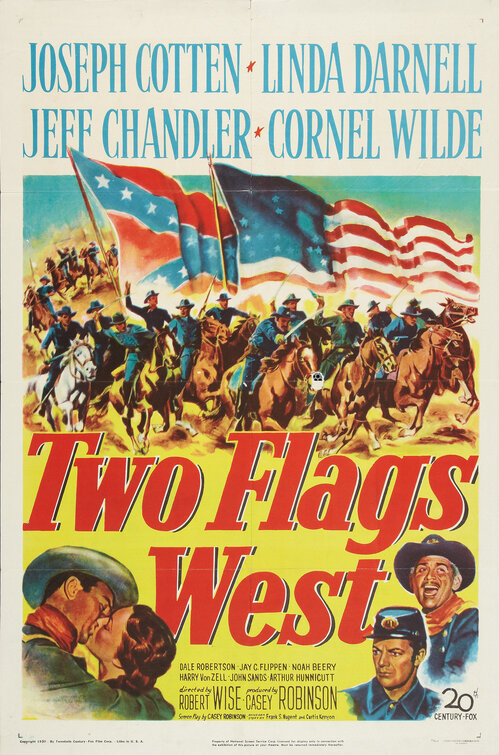 Two Flags West Movie Poster