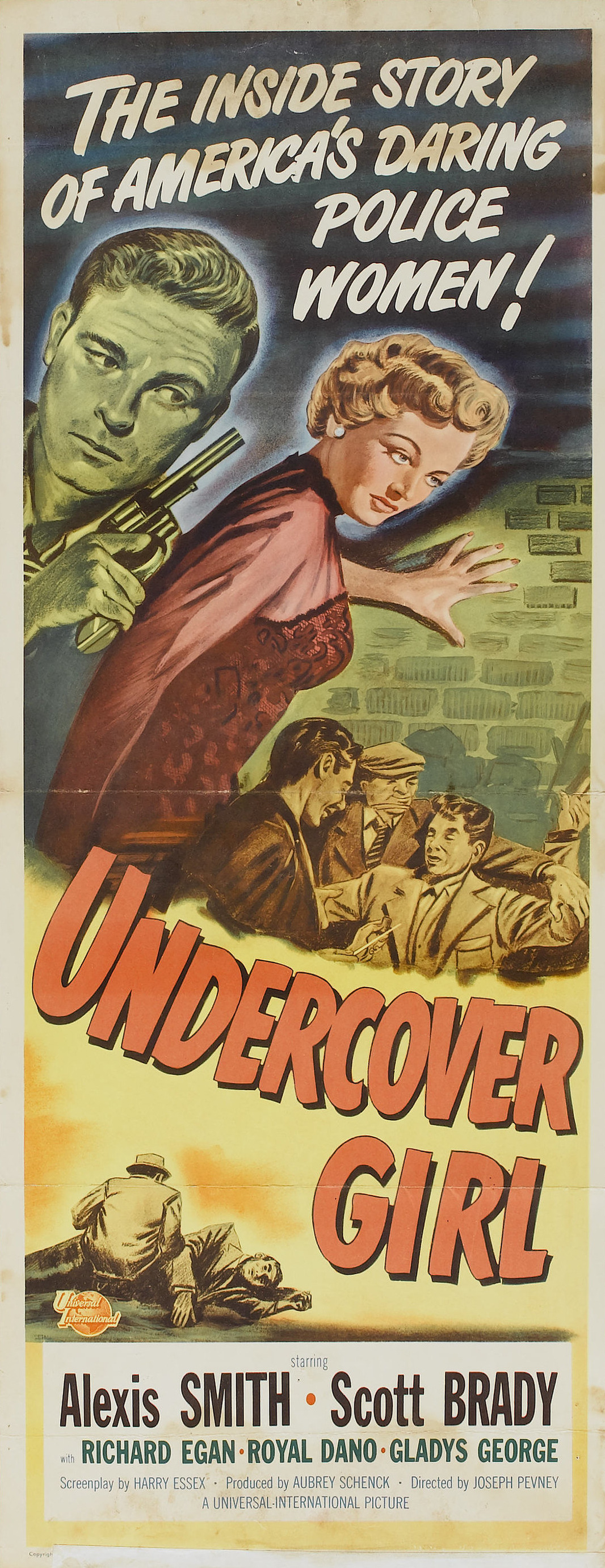Mega Sized Movie Poster Image for Undercover Girl (#2 of 2)