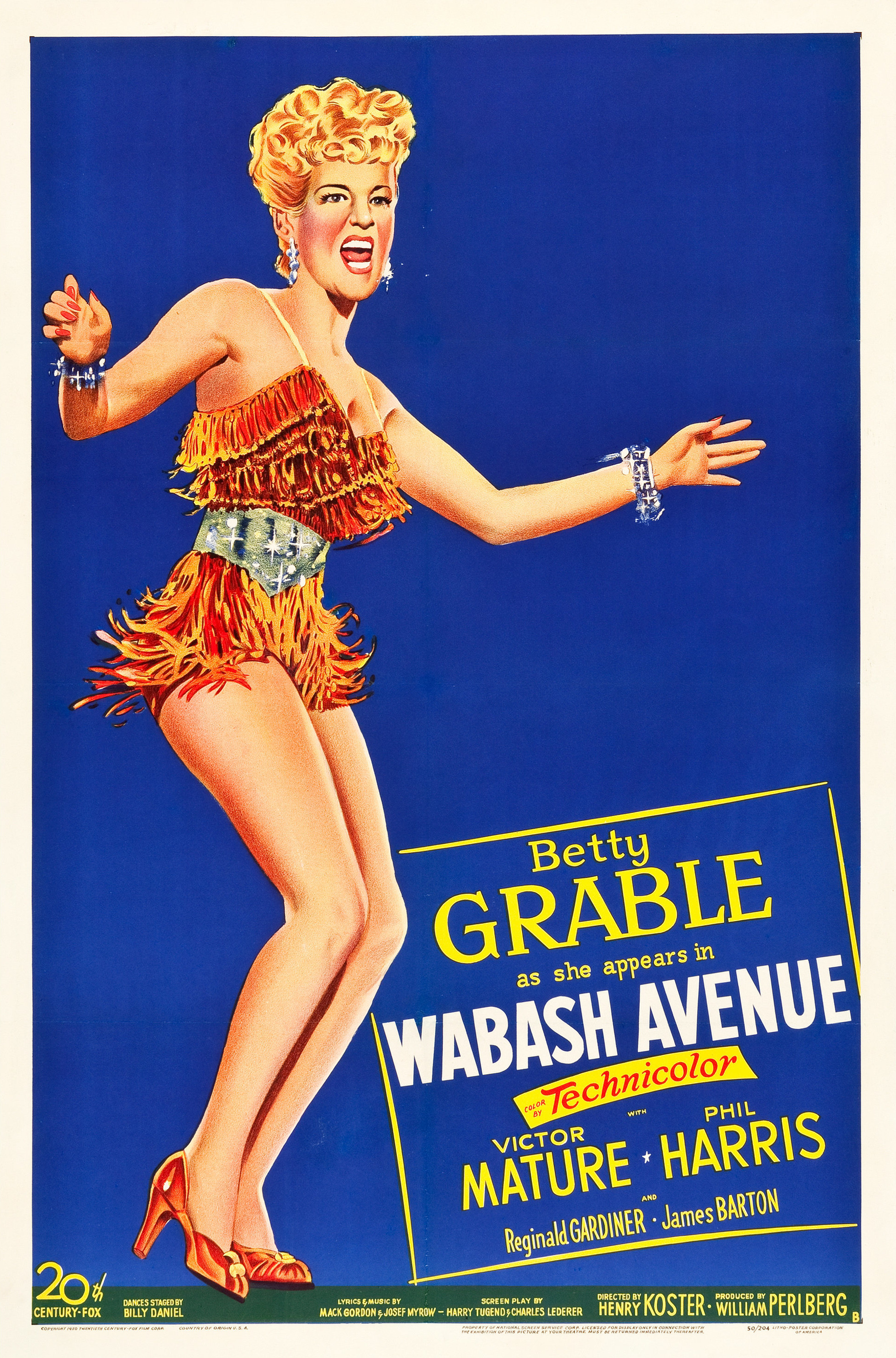 Mega Sized Movie Poster Image for Wabash Avenue (#2 of 4)
