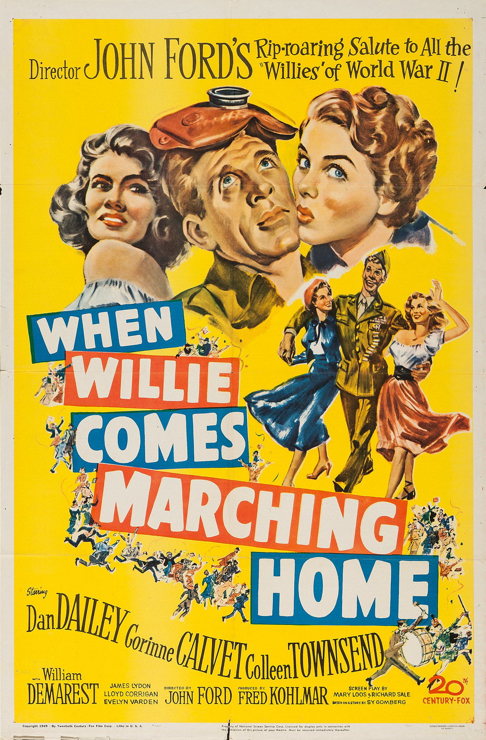 Extra Large Movie Poster Image for When Willie Comes Marching Home (#1 of 2)