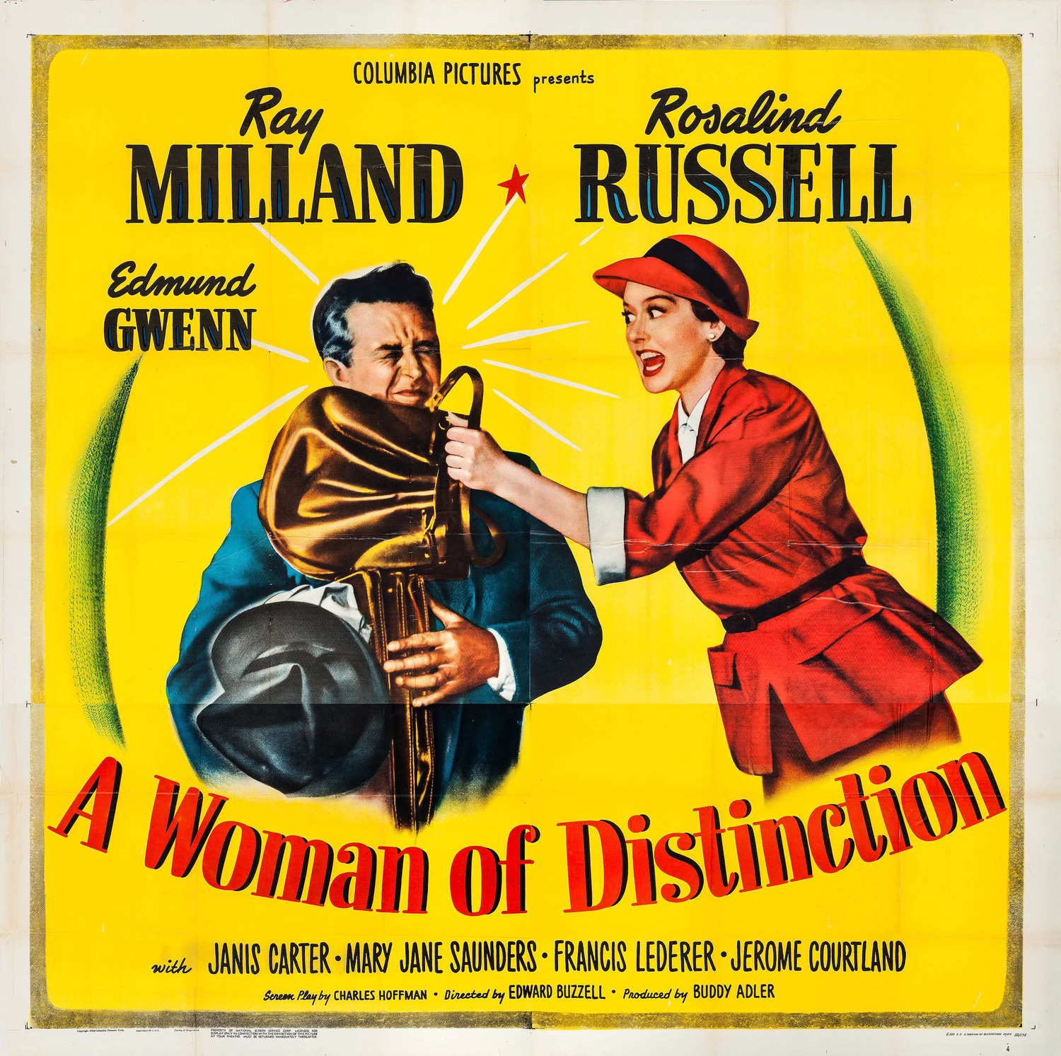 Extra Large Movie Poster Image for A Woman of Distinction (#2 of 2)