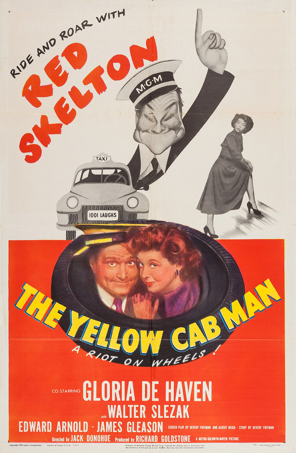 Extra Large Movie Poster Image for The Yellow Cab Man 