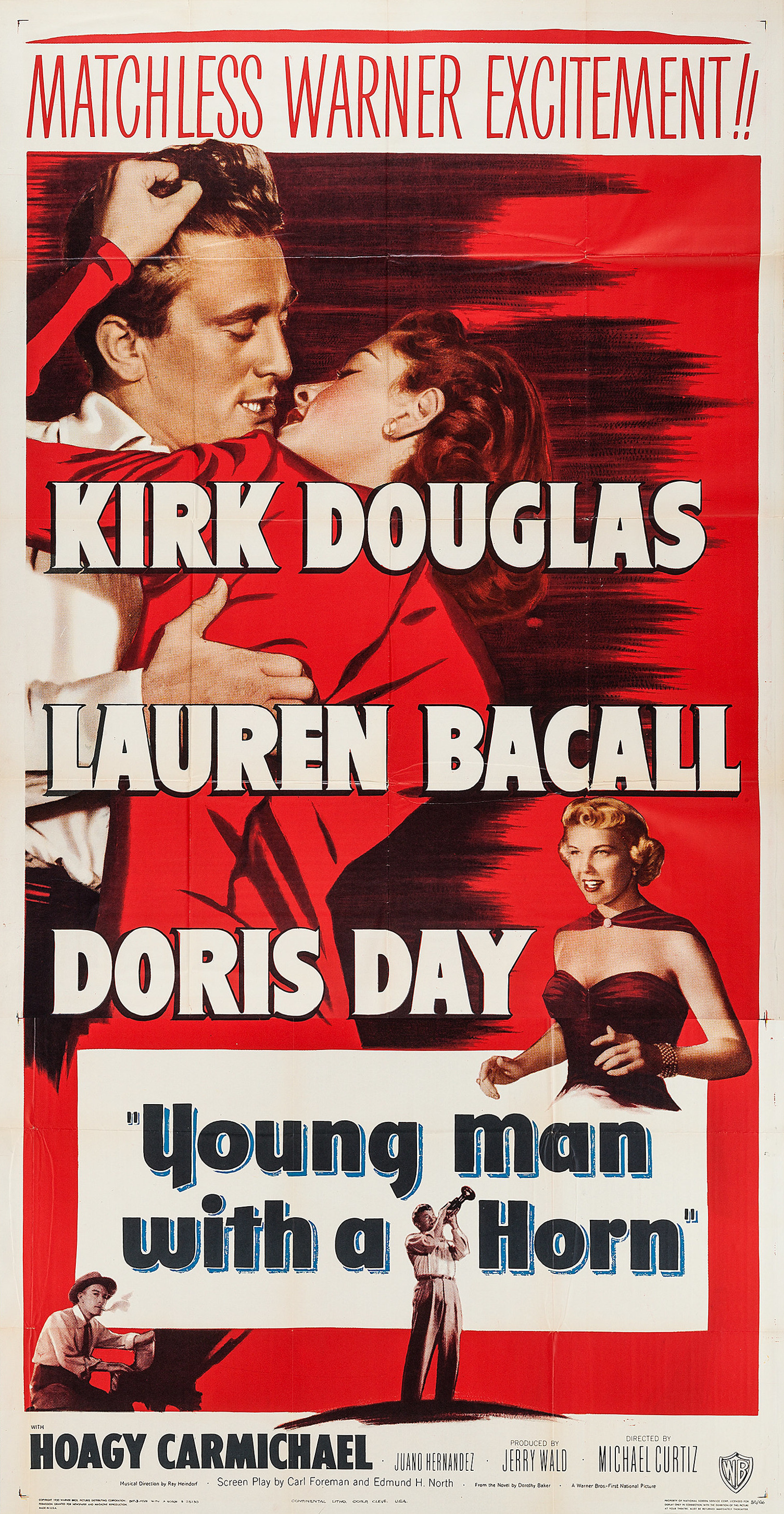 Mega Sized Movie Poster Image for Young Man with a Horn (#2 of 2)
