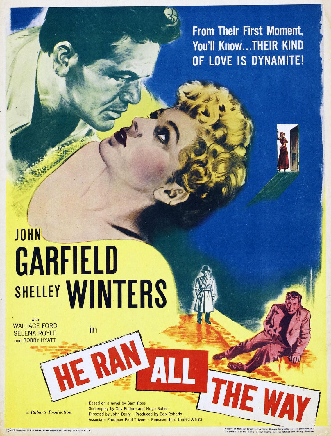Extra Large Movie Poster Image for He Ran All the Way (#1 of 2)