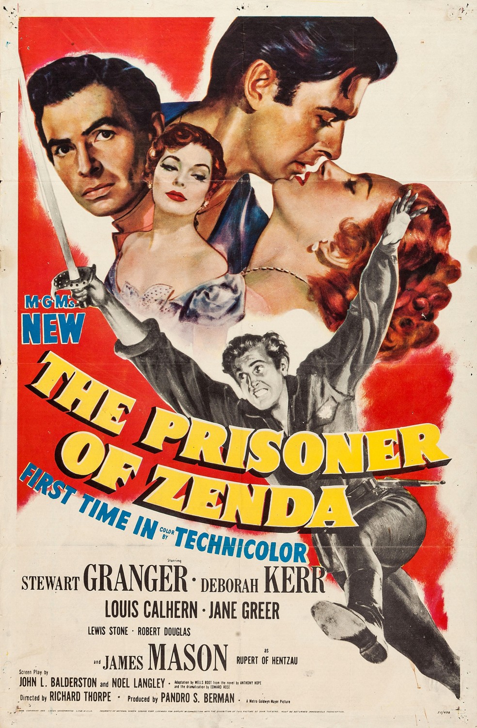 Extra Large Movie Poster Image for The Prisoner of Zenda 