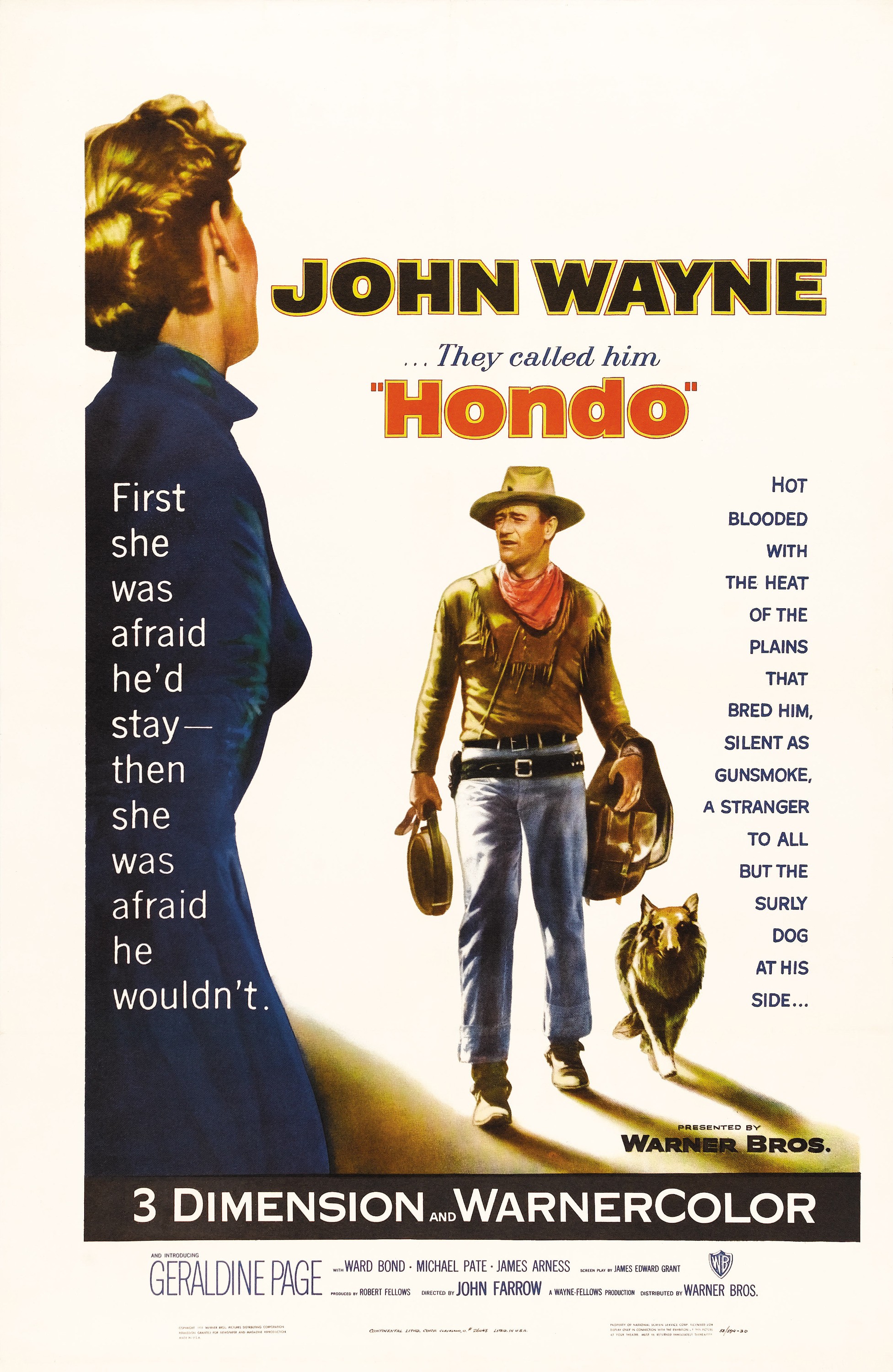 Mega Sized Movie Poster Image for Hondo 