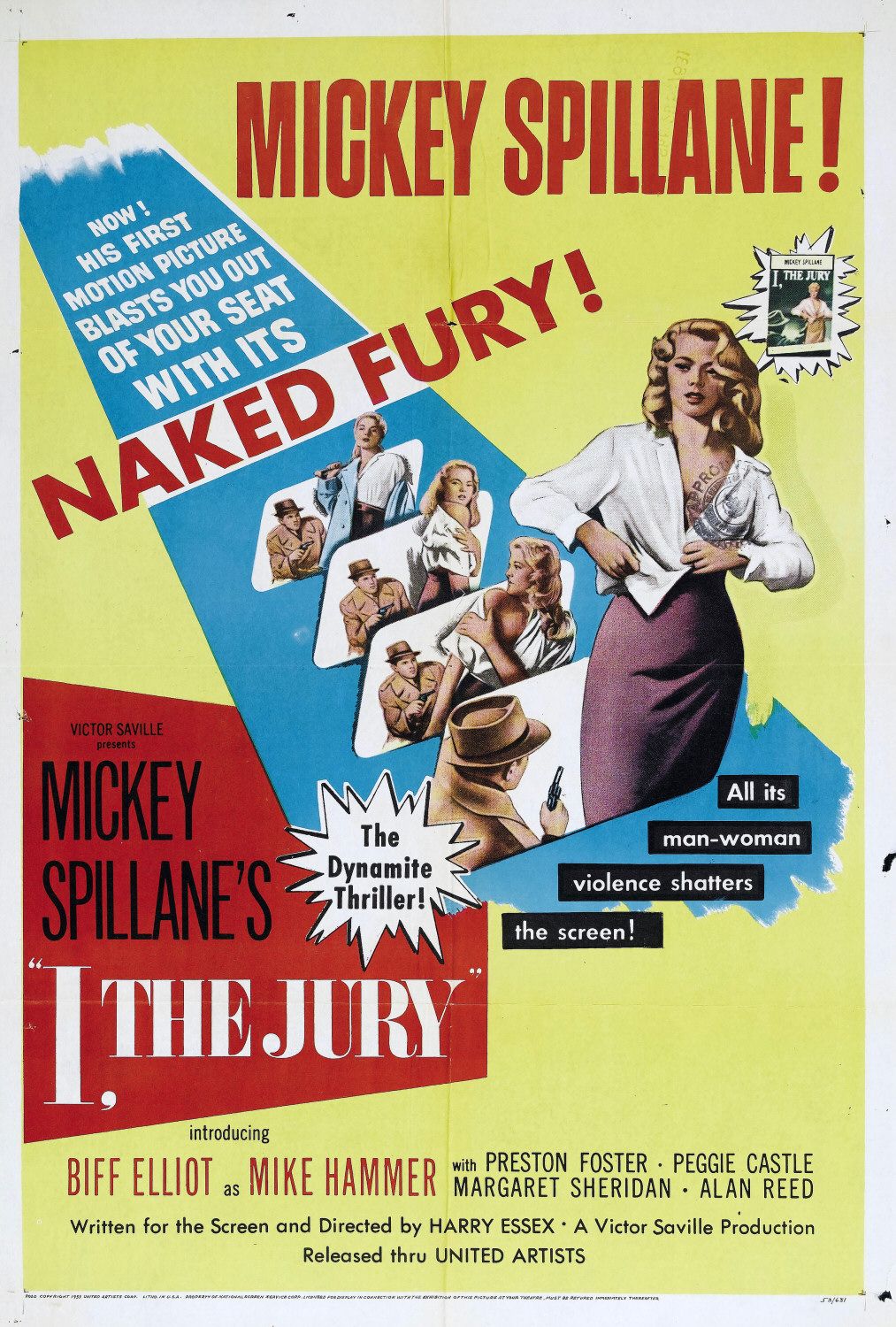 Extra Large Movie Poster Image for I, the Jury (#1 of 2)
