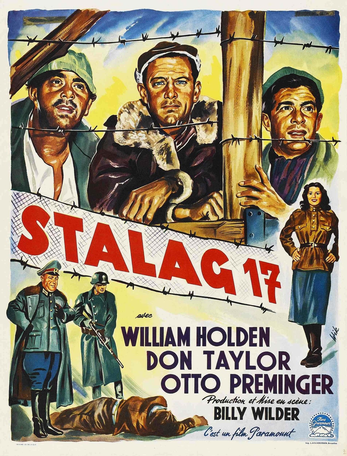 Extra Large Movie Poster Image for Stalag 17 (#4 of 4)