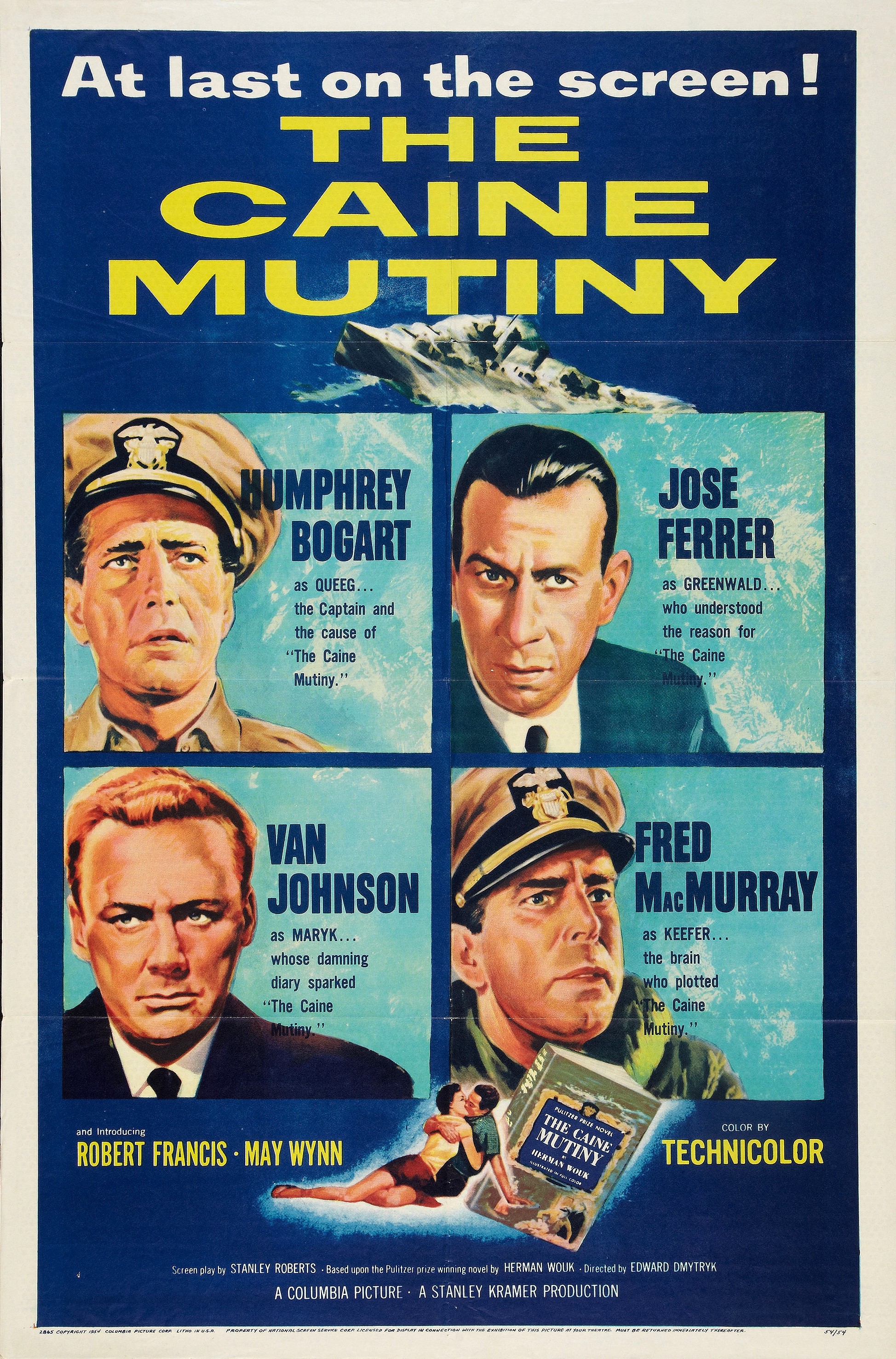 Mega Sized Movie Poster Image for The Caine Mutiny (#1 of 3)