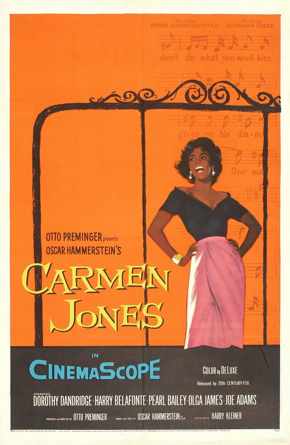 Extra Large Movie Poster Image for Carmen Jones (#1 of 2)