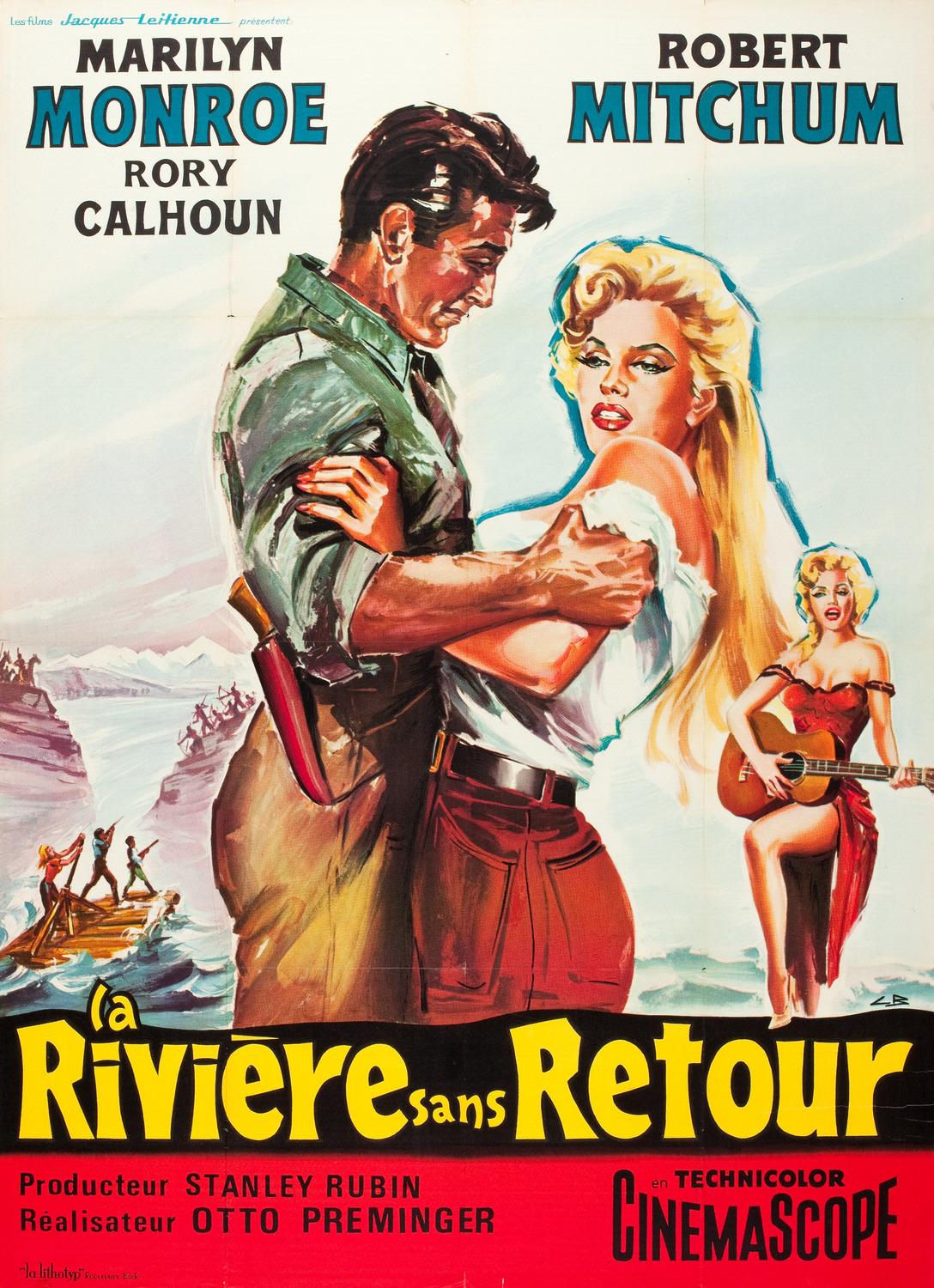 Extra Large Movie Poster Image for River of No Return (#10 of 14)