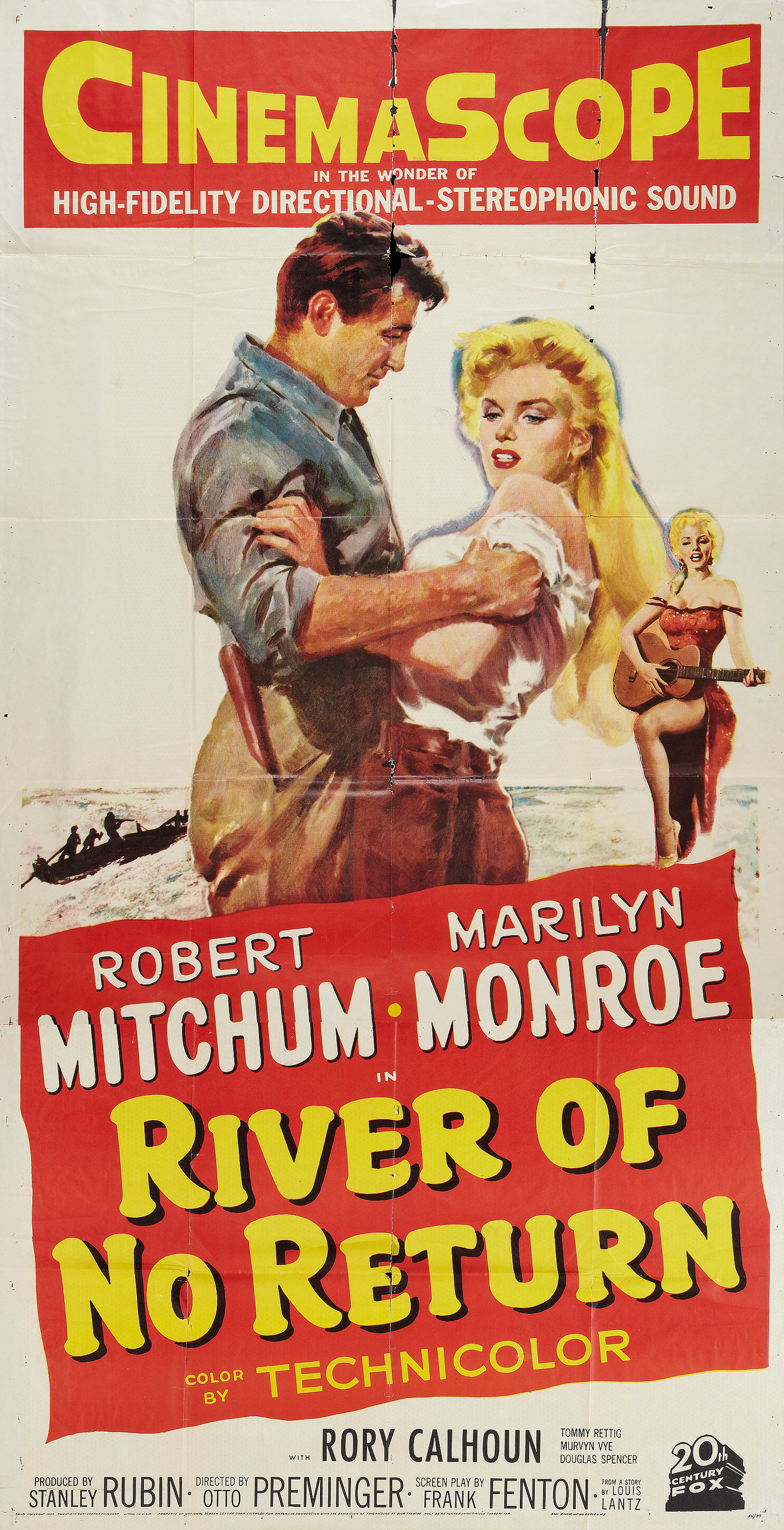 Mega Sized Movie Poster Image for River of No Return (#5 of 14)