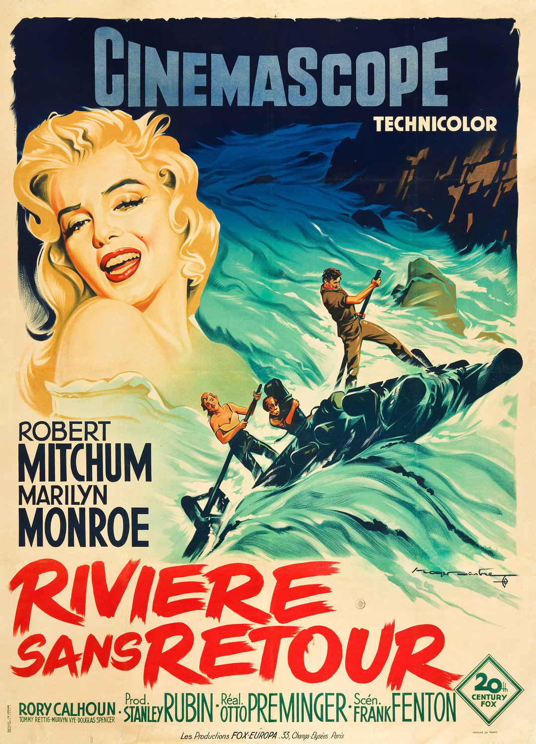 Extra Large Movie Poster Image for River of No Return (#6 of 14)