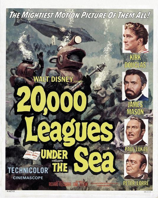 20000 Leagues Under the Sea Movie Poster