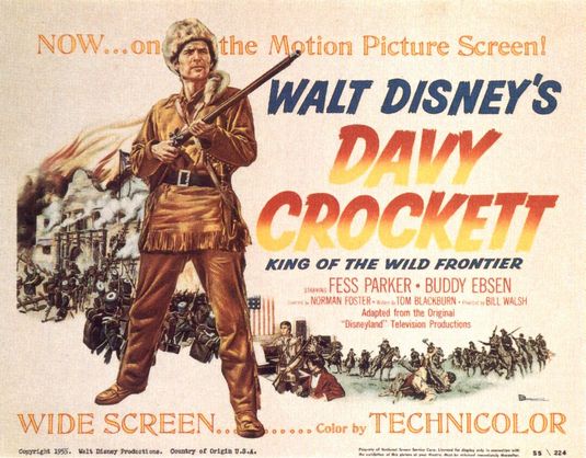 Davy Crockett, King of the Wild Frontier Movie Poster
