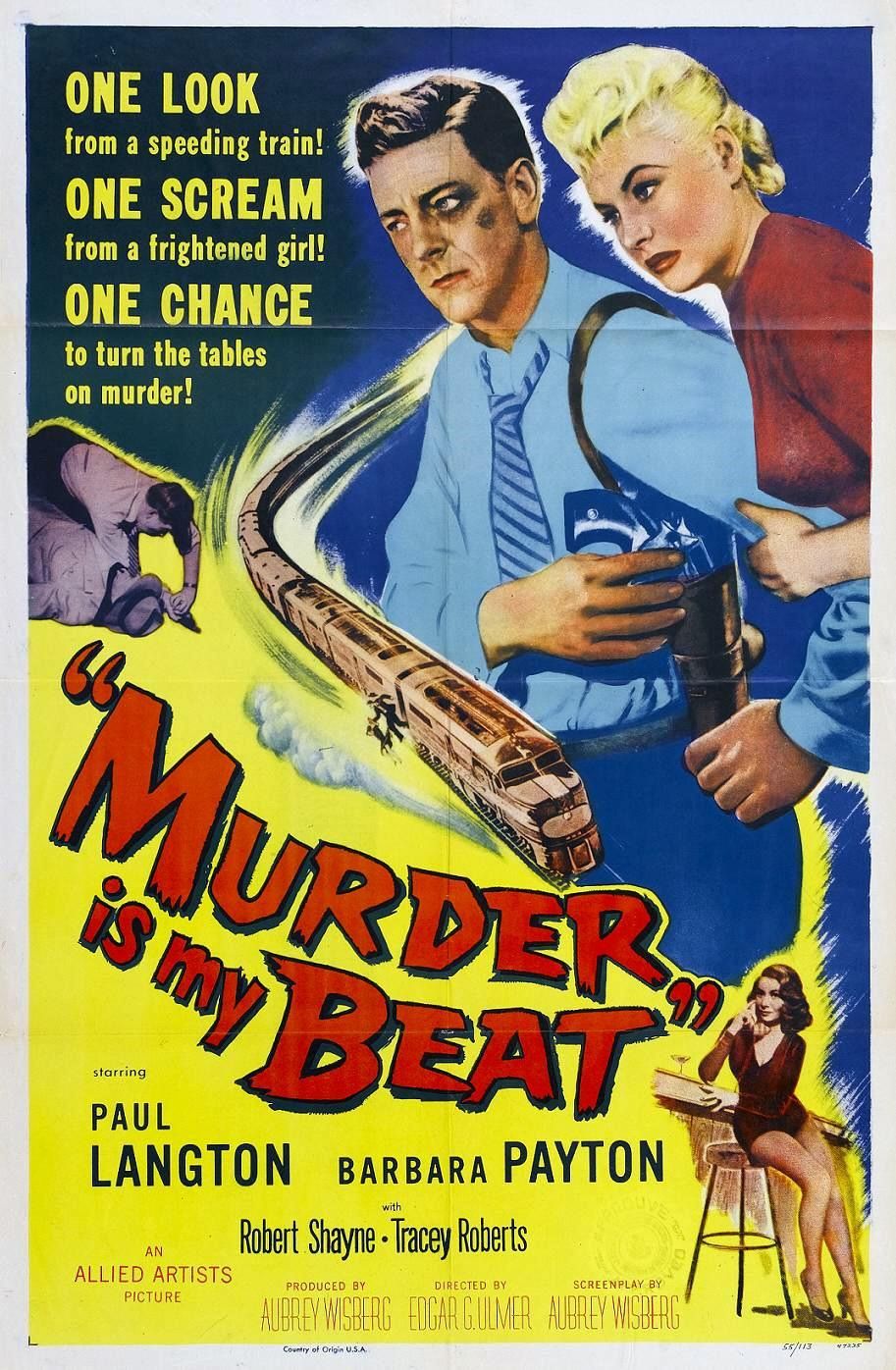 Extra Large Movie Poster Image for Murder Is My Beat 