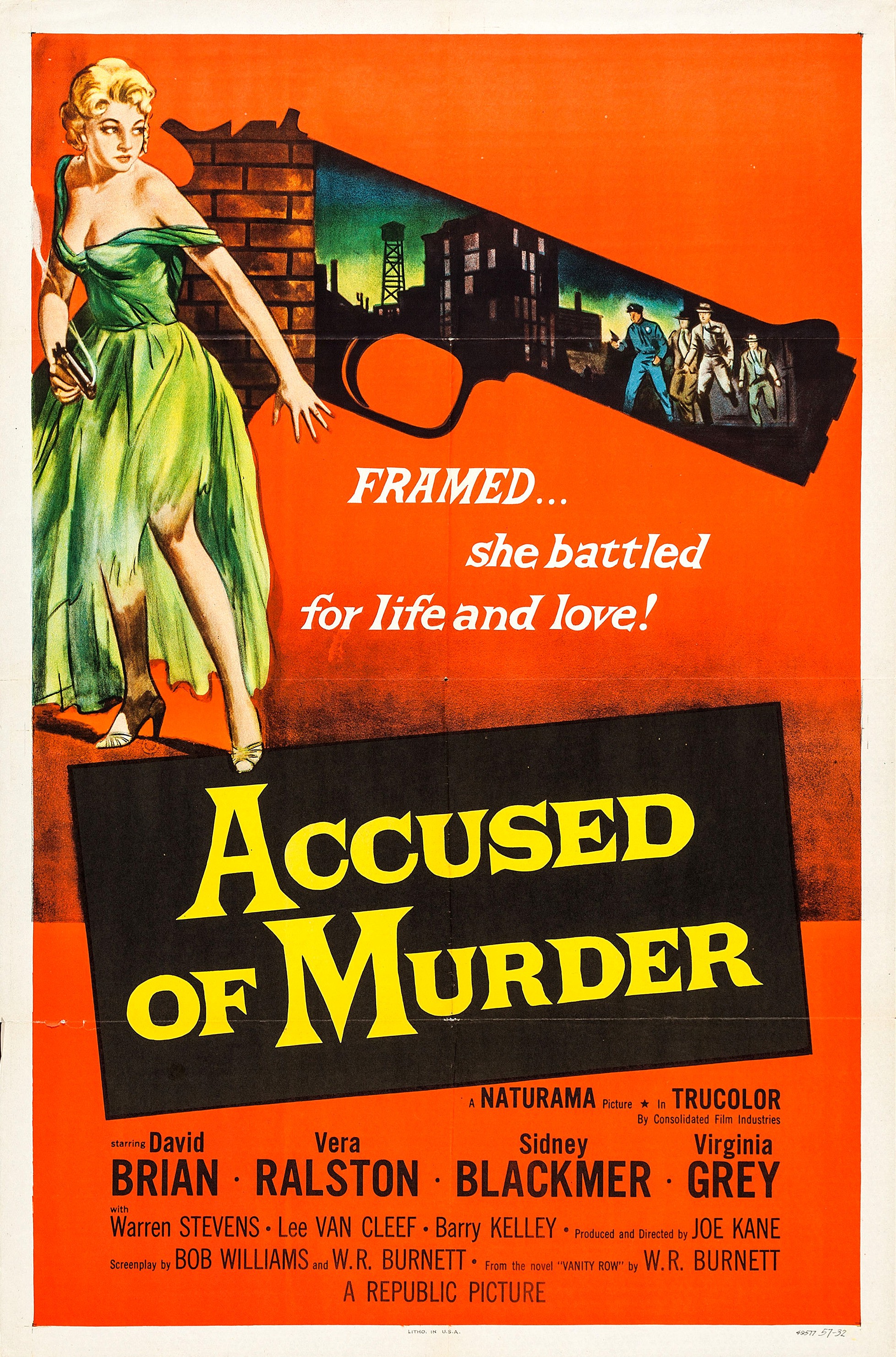 Mega Sized Movie Poster Image for Accused of Murder 