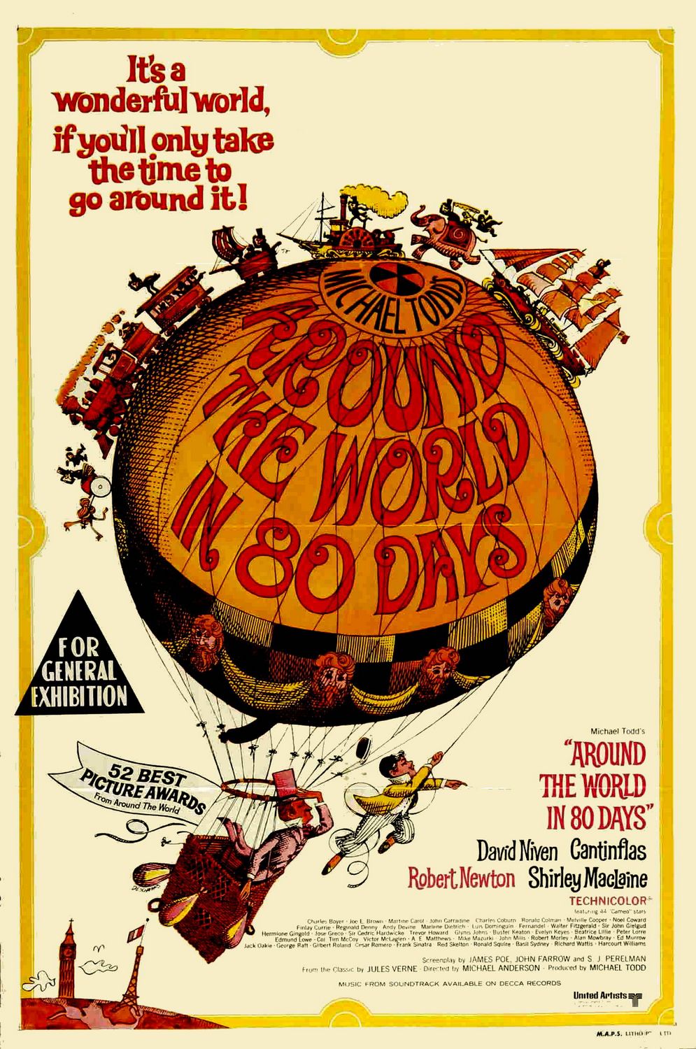 Extra Large Movie Poster Image for Around the World in 80 Days (#2 of 2)