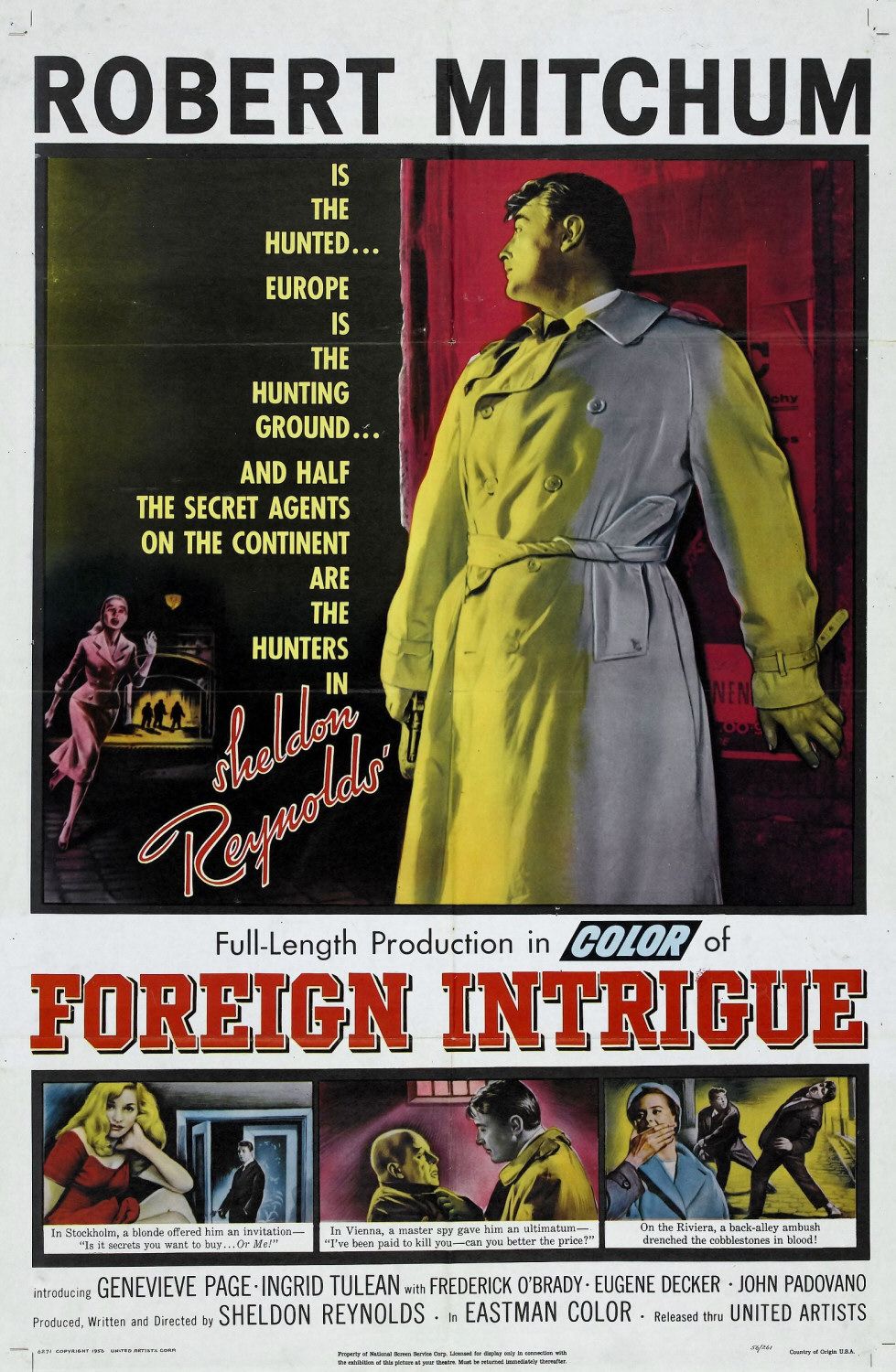 Extra Large Movie Poster Image for Foreign Intrigue 