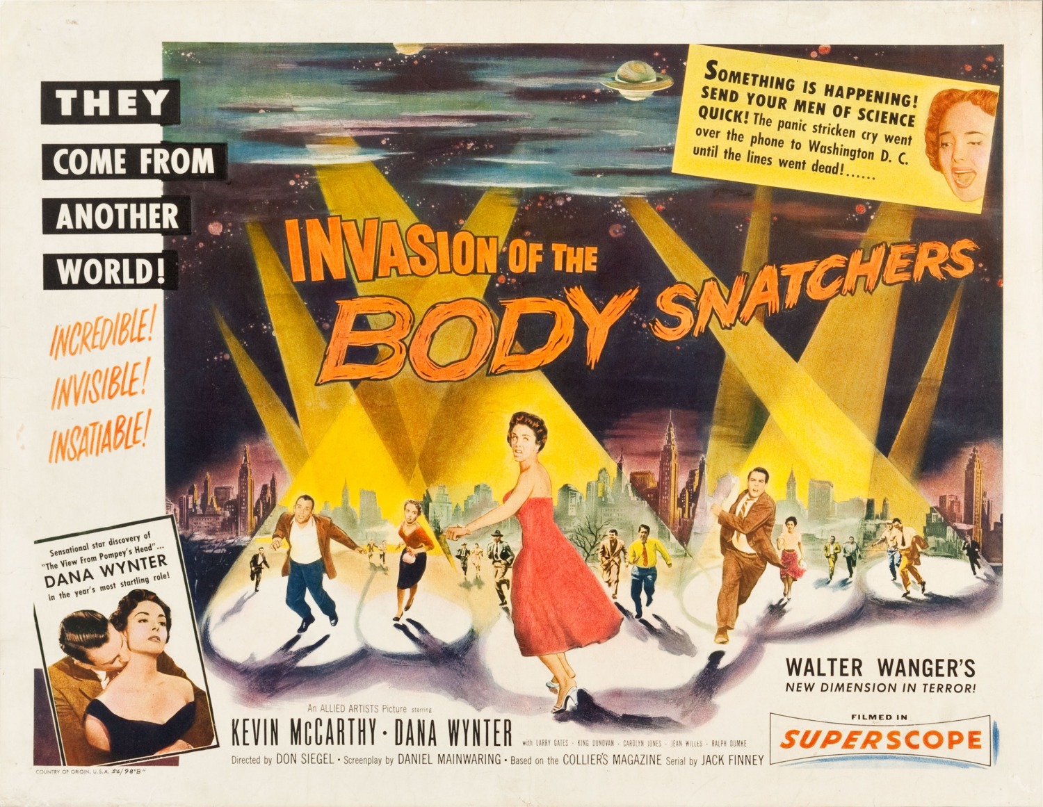 Extra Large Movie Poster Image for Invasion of the Body Snatchers (#2 of 2)