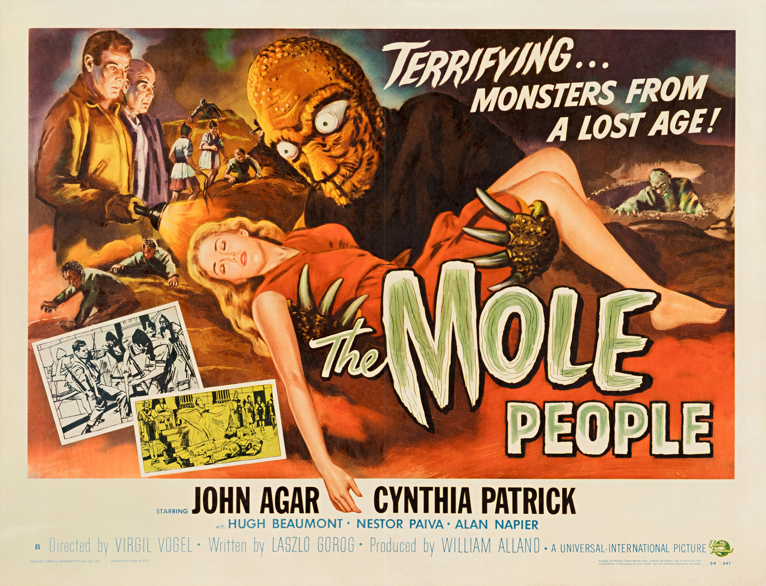 Extra Large Movie Poster Image for The Mole People (#2 of 3)