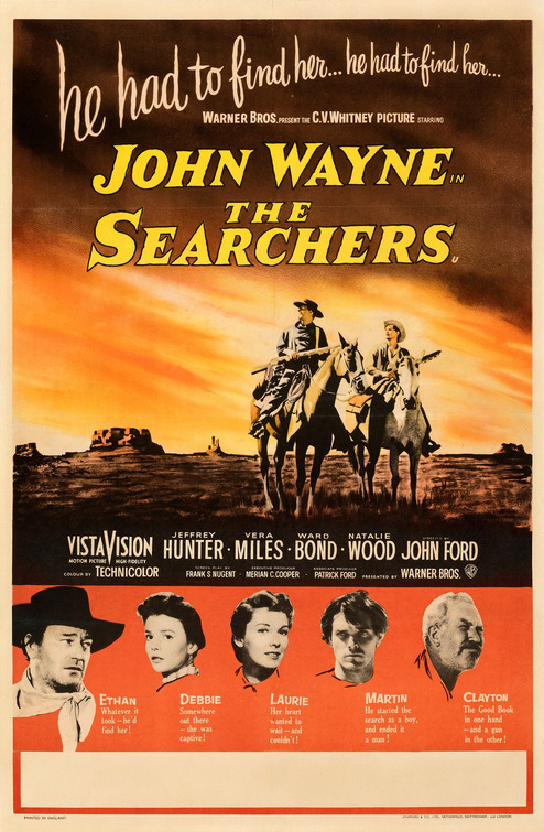The Searchers Movie Poster