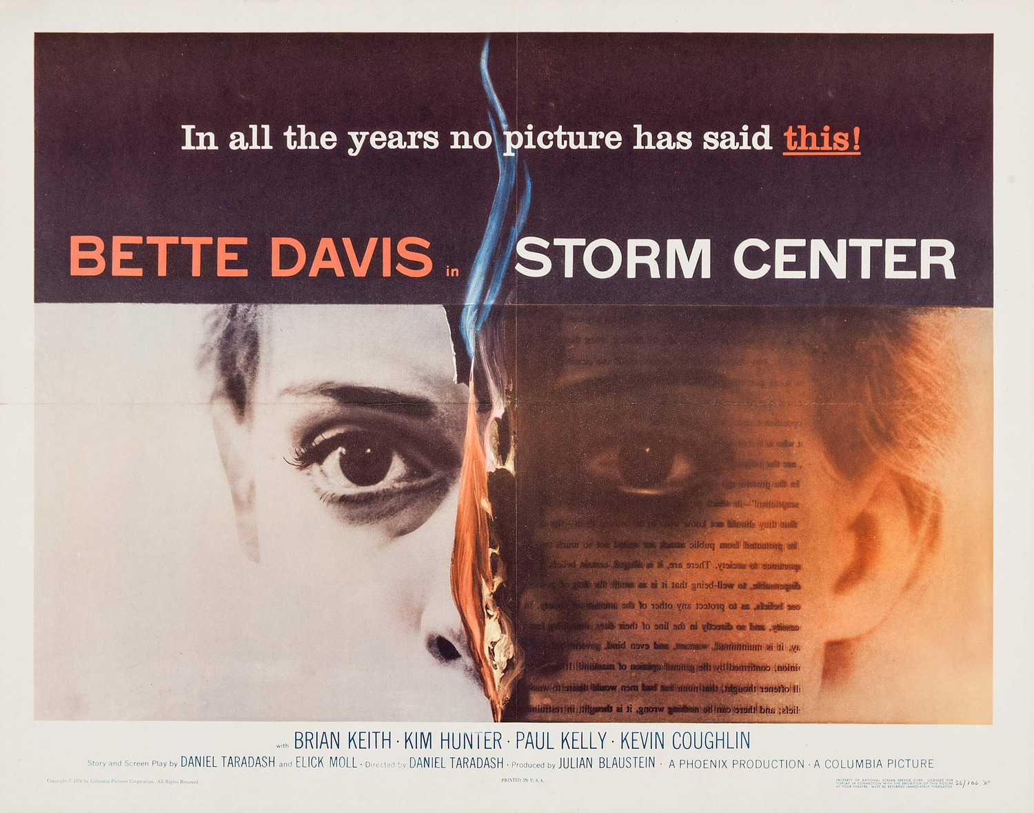 Extra Large Movie Poster Image for Storm Center (#3 of 4)