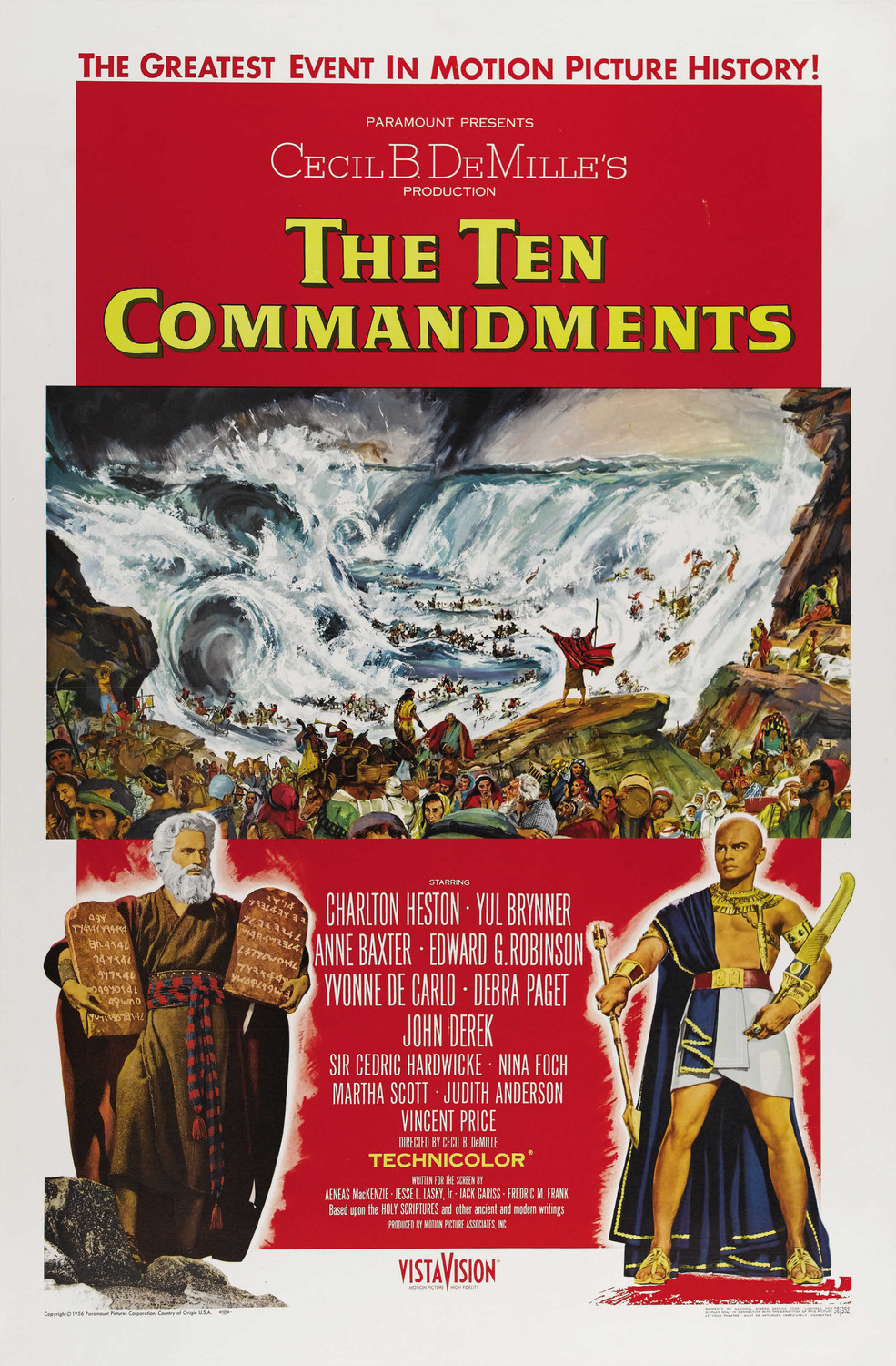 Extra Large Movie Poster Image for The Ten Commandments (#1 of 5)