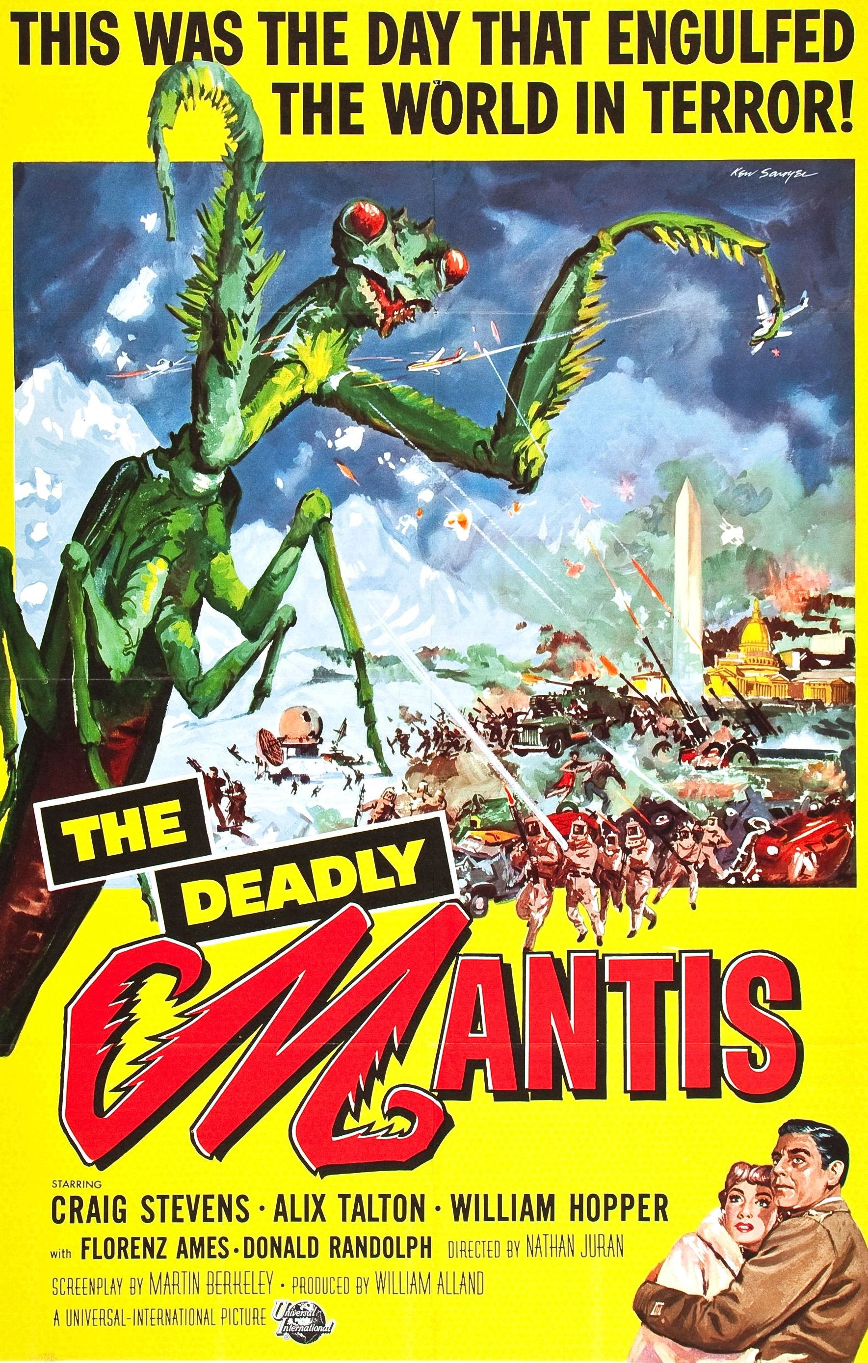 Mega Sized Movie Poster Image for The Deadly Mantis 